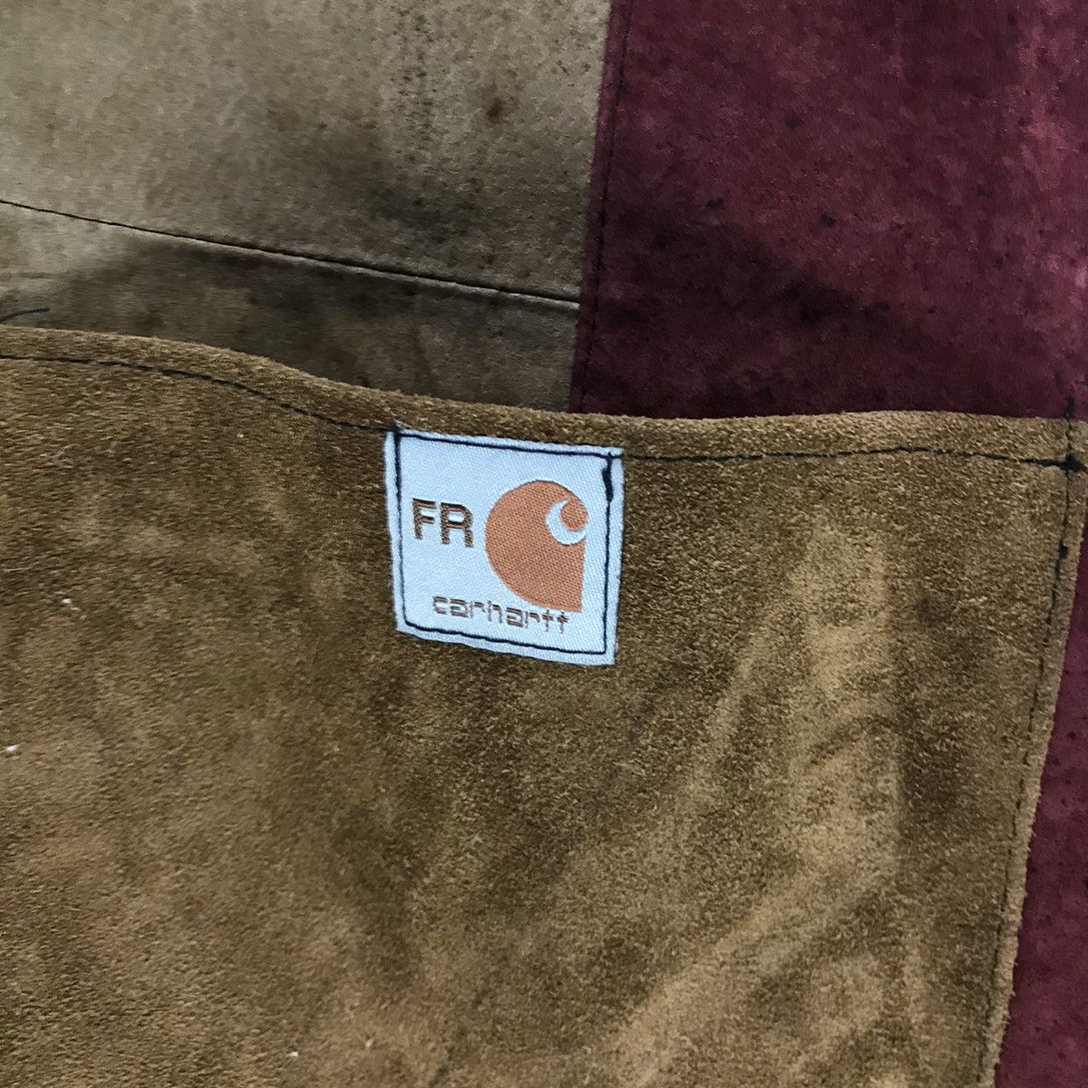 Carhartt Vintage Carhartt Leather Jacket Custom Design Carhartt Size US M / EU 48-50 / 2 - 6 Thumbnail