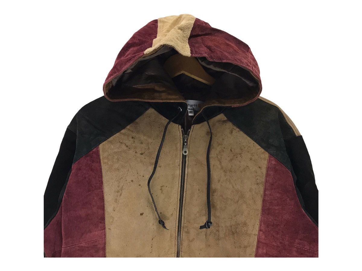 Carhartt Vintage Carhartt Leather Jacket Custom Design Carhartt Size US M / EU 48-50 / 2 - 3 Thumbnail