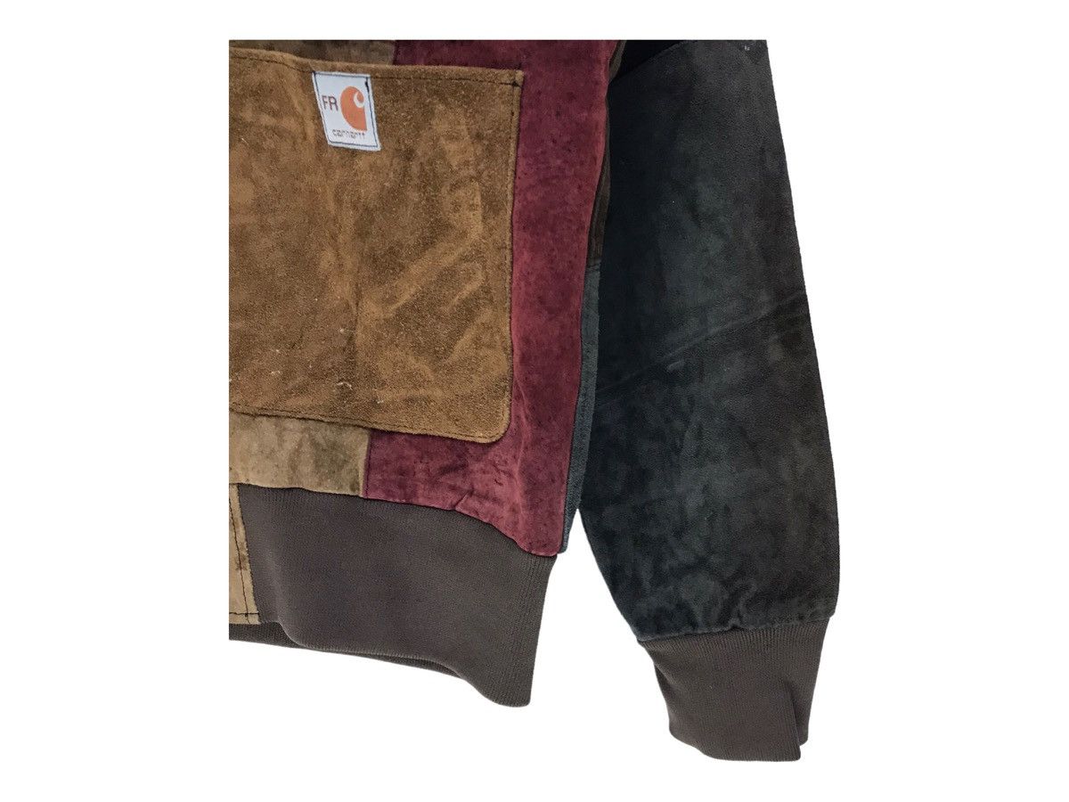 Carhartt Vintage Carhartt Leather Jacket Custom Design Carhartt Size US M / EU 48-50 / 2 - 5 Thumbnail