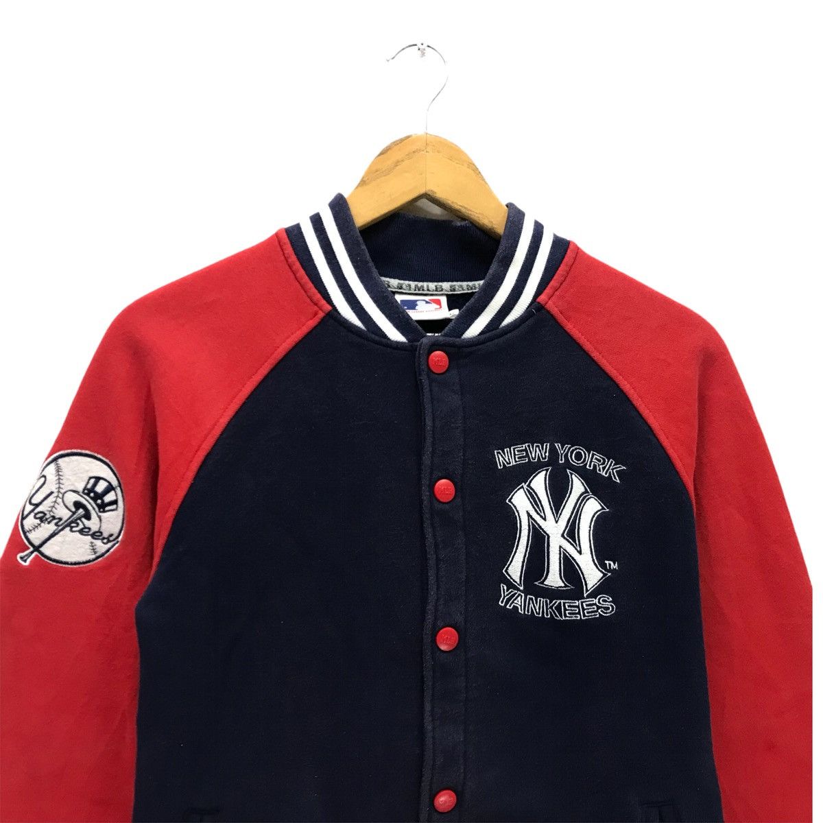 New York Yankees Vintage New York Yankees Baseball Team Varsity Jacket Size US S / EU 44-46 / 1 - 2 Thumbnail