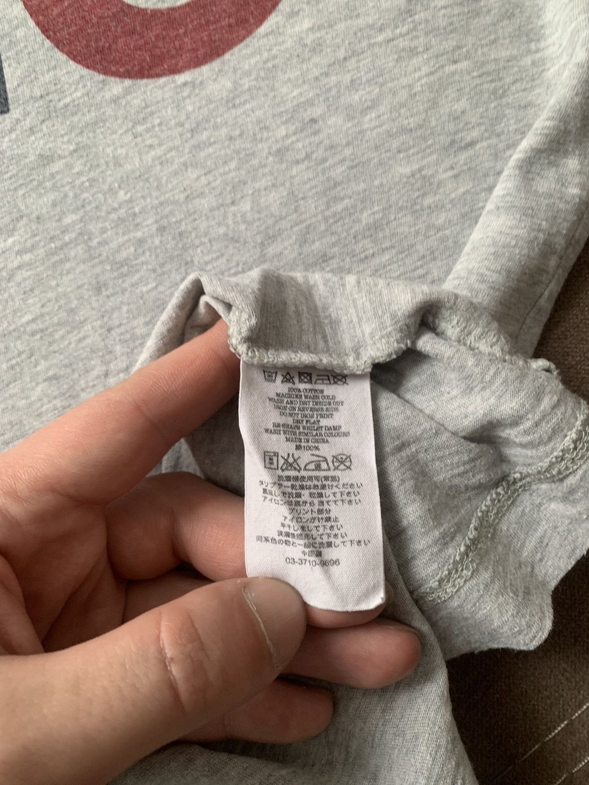 YMC YMC Big Logo Grey T-Shirt Size US XS / EU 42 / 0 - 7 Thumbnail