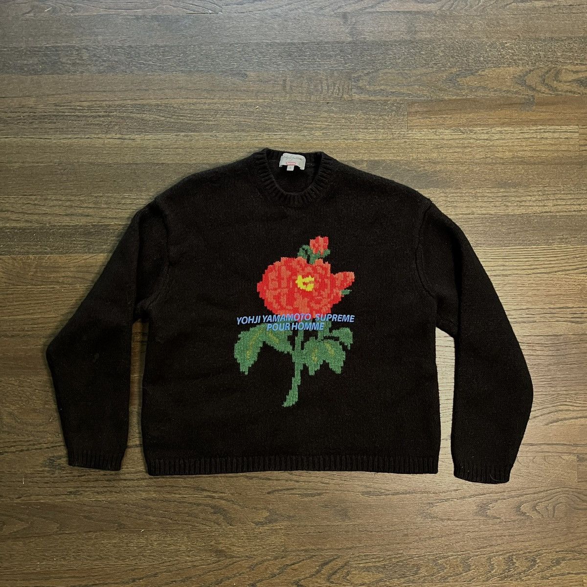 Yohji Yamamoto Supreme Sweater | Grailed