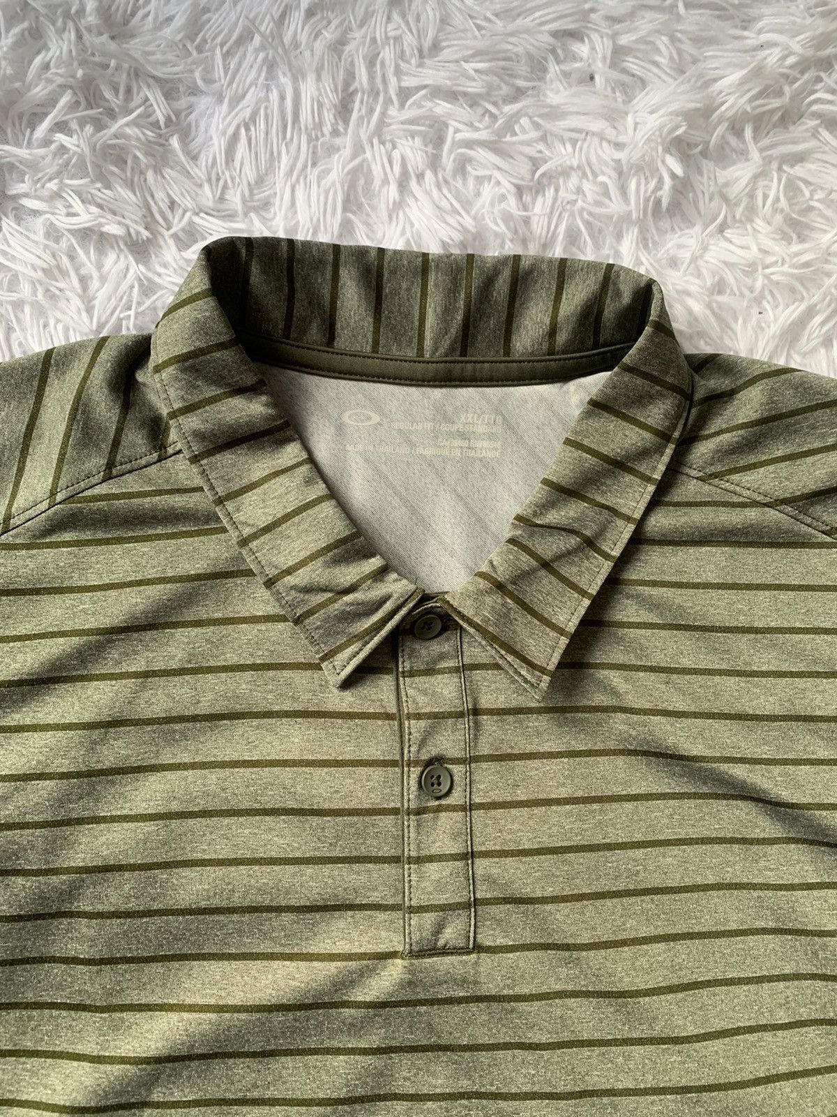 Oakley Oakley Striped Polo T-Shirt Size US XXL / EU 58 / 5 - 3 Thumbnail