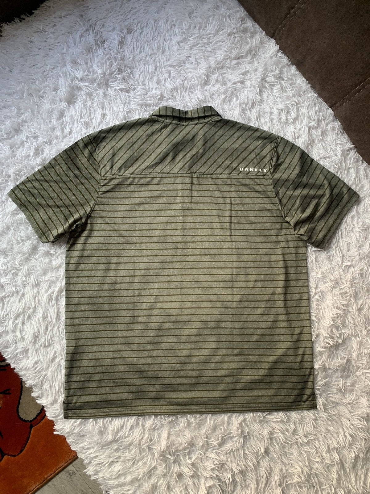 Oakley Oakley Striped Polo T-Shirt Size US XXL / EU 58 / 5 - 2 Thumbnail