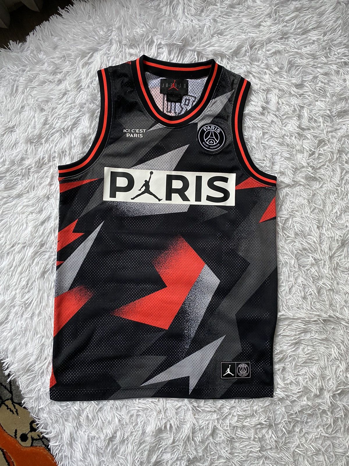 Jordan Brand Jordan PSG Paris Mesh Jersey Shirt size Large Size US S / EU 44-46 / 1 - 3 Thumbnail