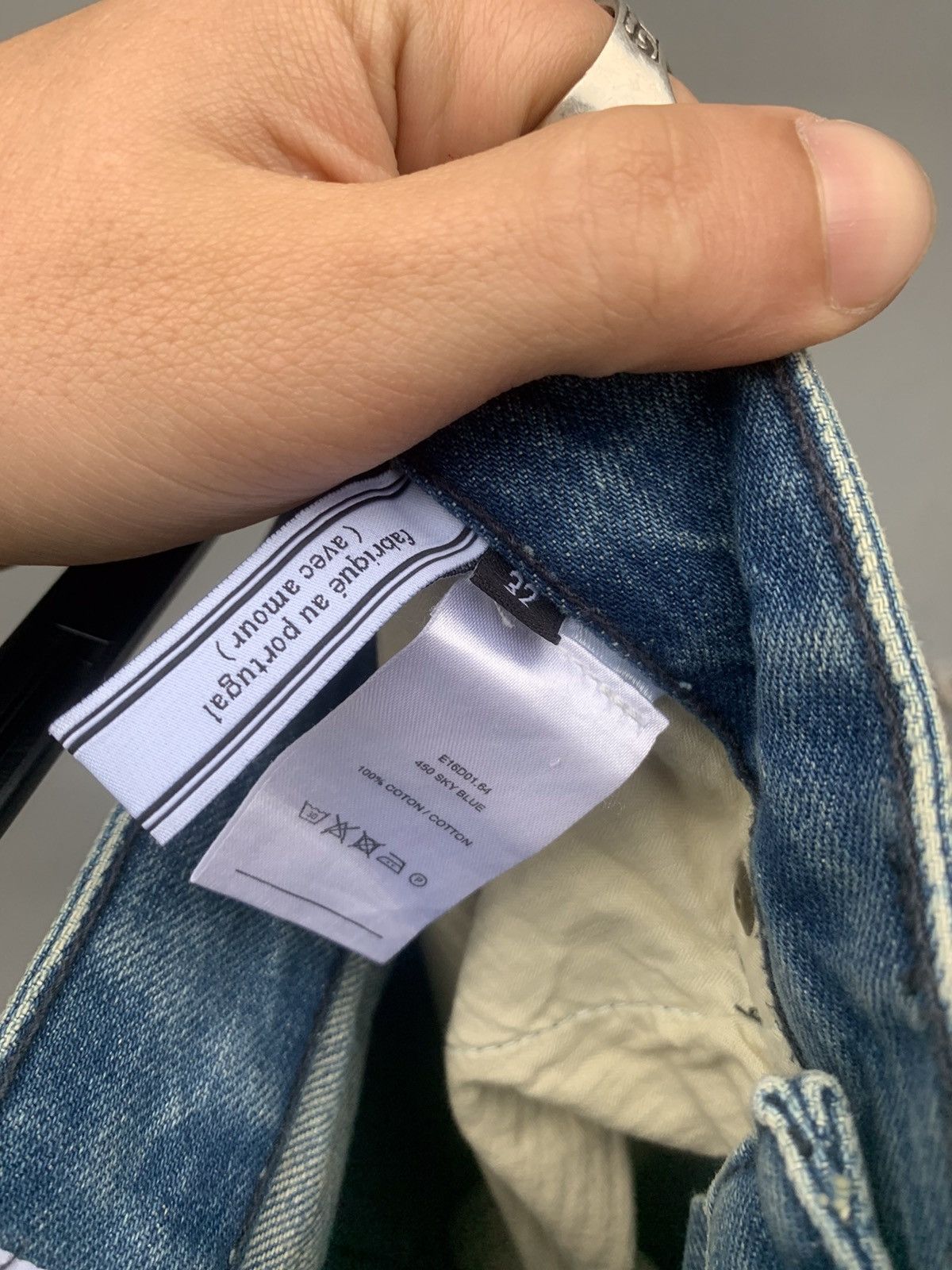 AMI AMI Light Wash Denim Pants Size 32 JEANS Size US 32 / EU 48 - 13 Thumbnail