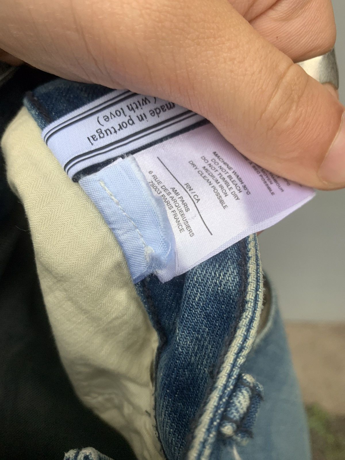 AMI AMI Light Wash Denim Pants Size 32 JEANS Size US 32 / EU 48 - 15 Thumbnail