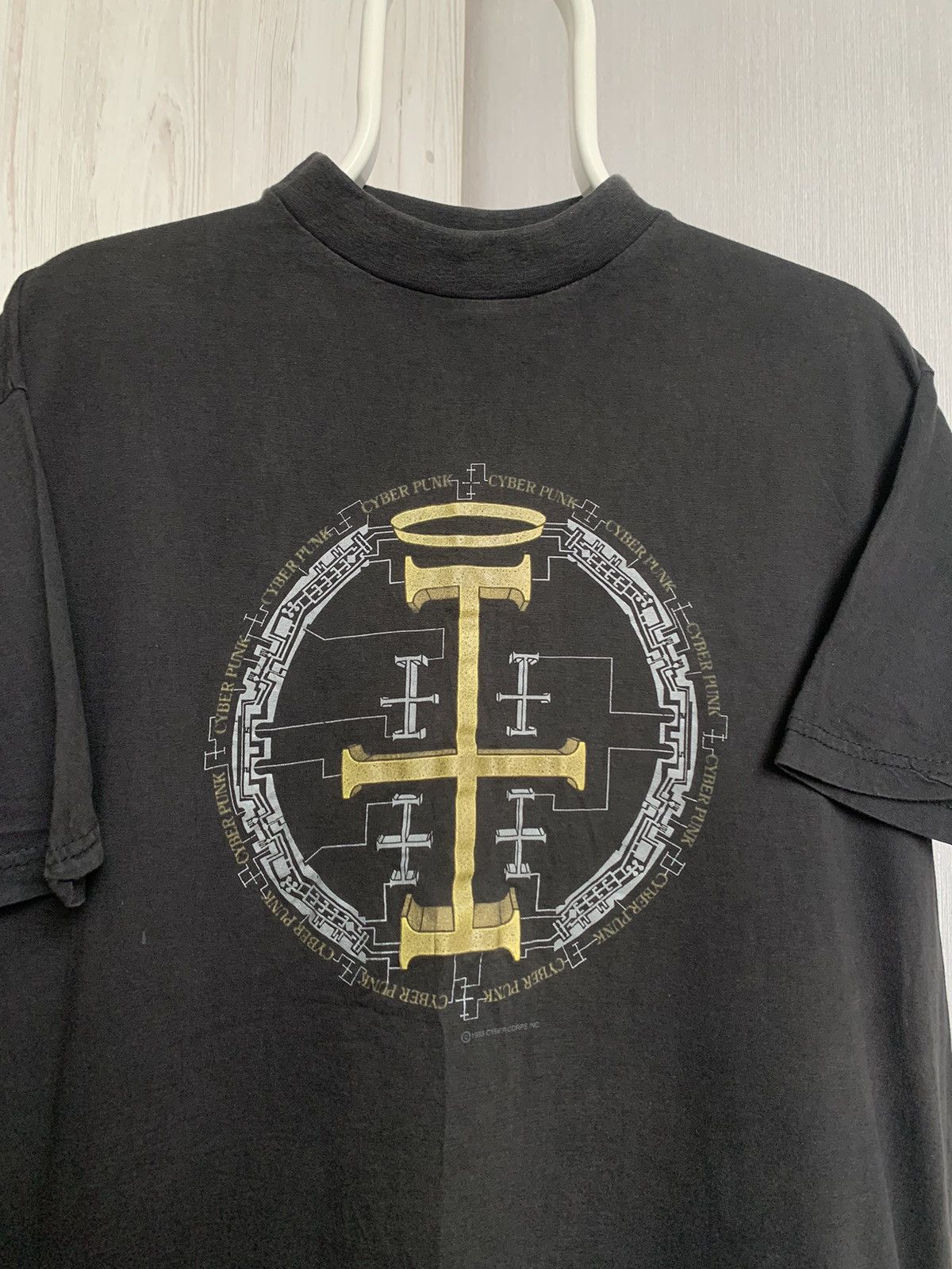 Band Tees Vintage Anni 90s Cyber Corps Punk No Religion Tour 1993 Size US L / EU 52-54 / 3 - 3 Thumbnail