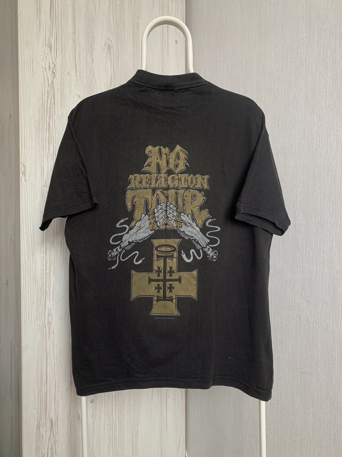 Band Tees Vintage Anni 90s Cyber Corps Punk No Religion Tour 1993 Size US L / EU 52-54 / 3 - 1 Thumbnail