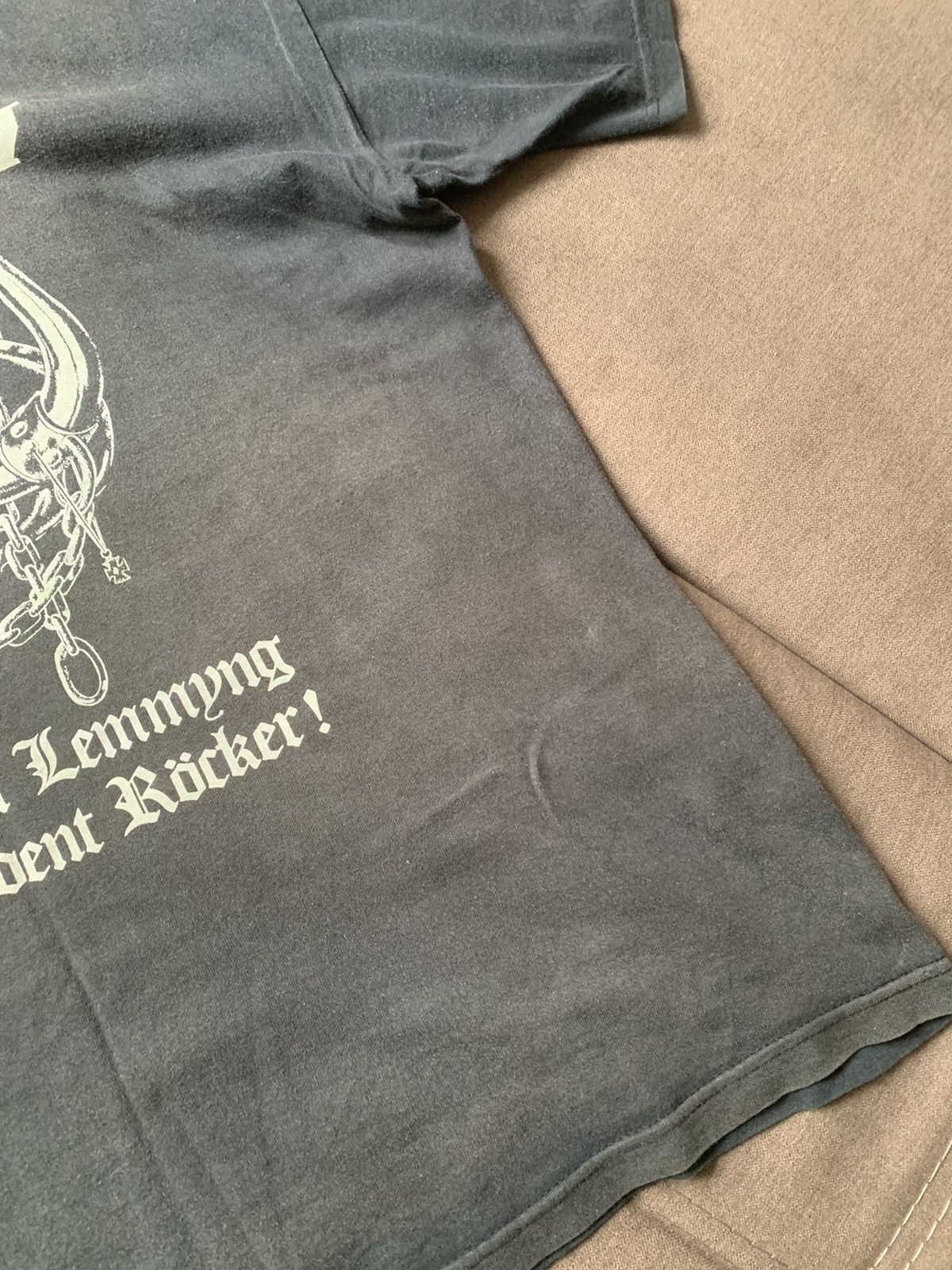 Band Tees Rare 90s Hamsterhead Rock Band Sun Faded T-Shirt Motorhead Size US XL / EU 56 / 4 - 9 Thumbnail