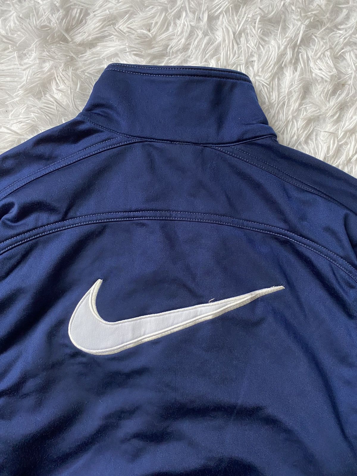 Nike Vintage Nike Y2K Zip Track Jacket Big Logo Embroidered Size US M / EU 48-50 / 2 - 5 Thumbnail