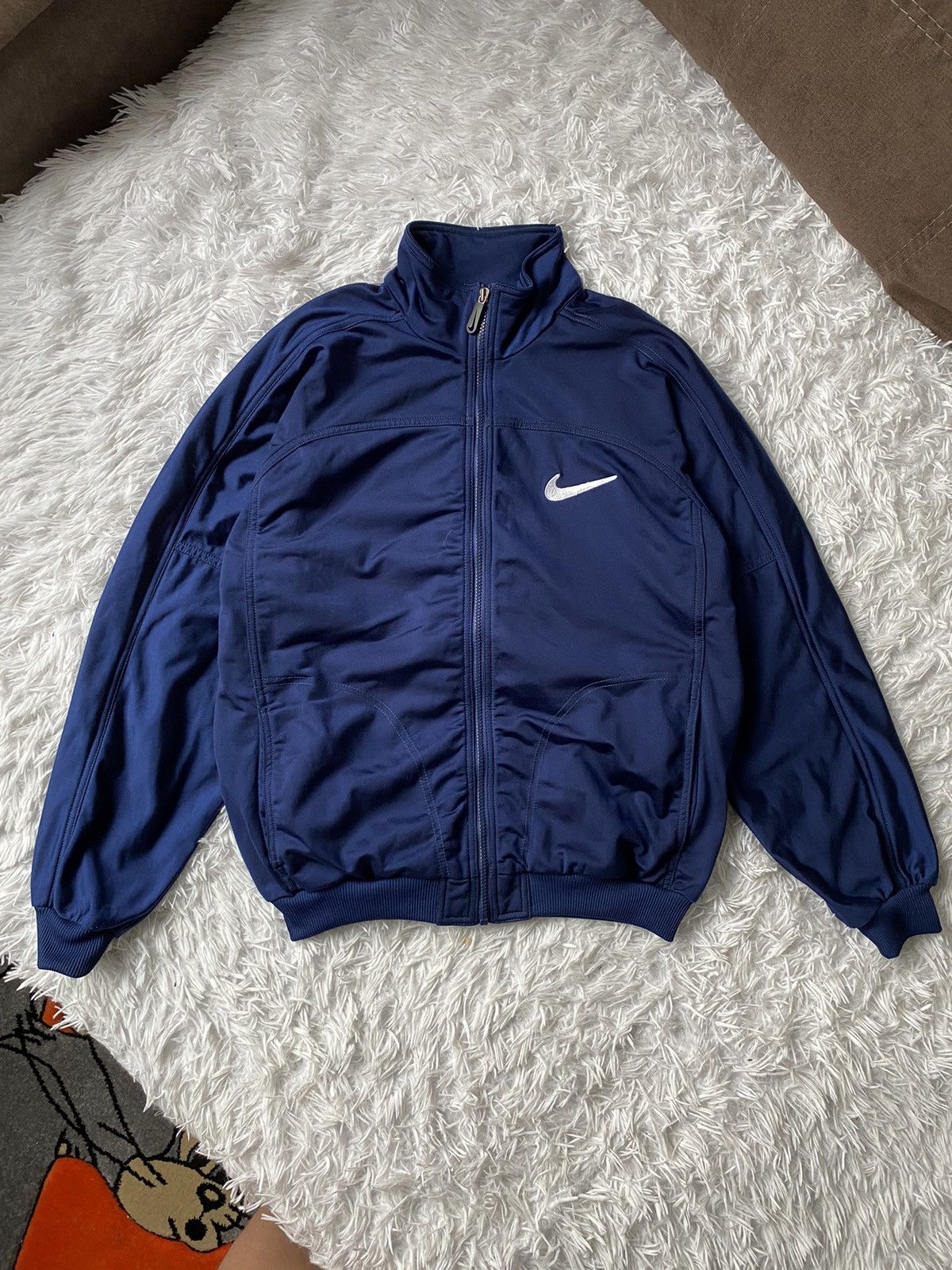 Nike Vintage Nike Y2K Zip Track Jacket Big Logo Embroidered Size US M / EU 48-50 / 2 - 2 Thumbnail