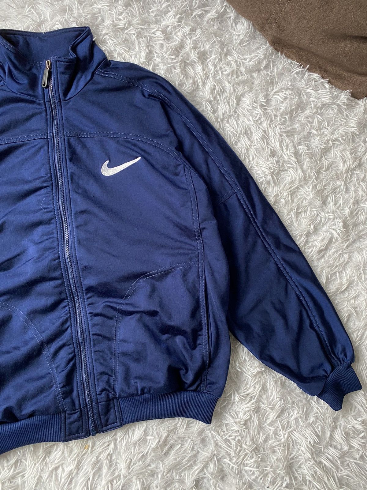 Nike Vintage Nike Y2K Zip Track Jacket Big Logo Embroidered Size US M / EU 48-50 / 2 - 7 Thumbnail