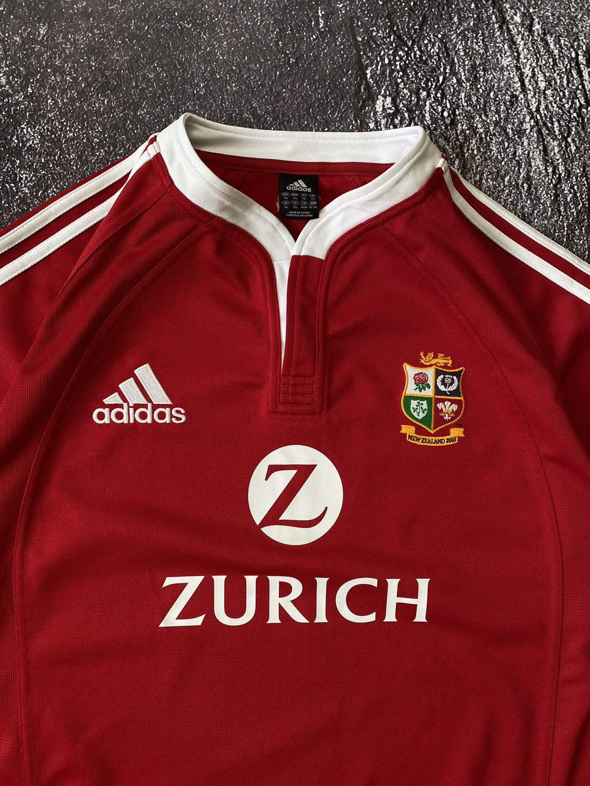 Adidas 2005 Adidas NEW Zealand Tour ZURICH Rugby Union Jersey Size US XL / EU 56 / 4 - 3 Thumbnail