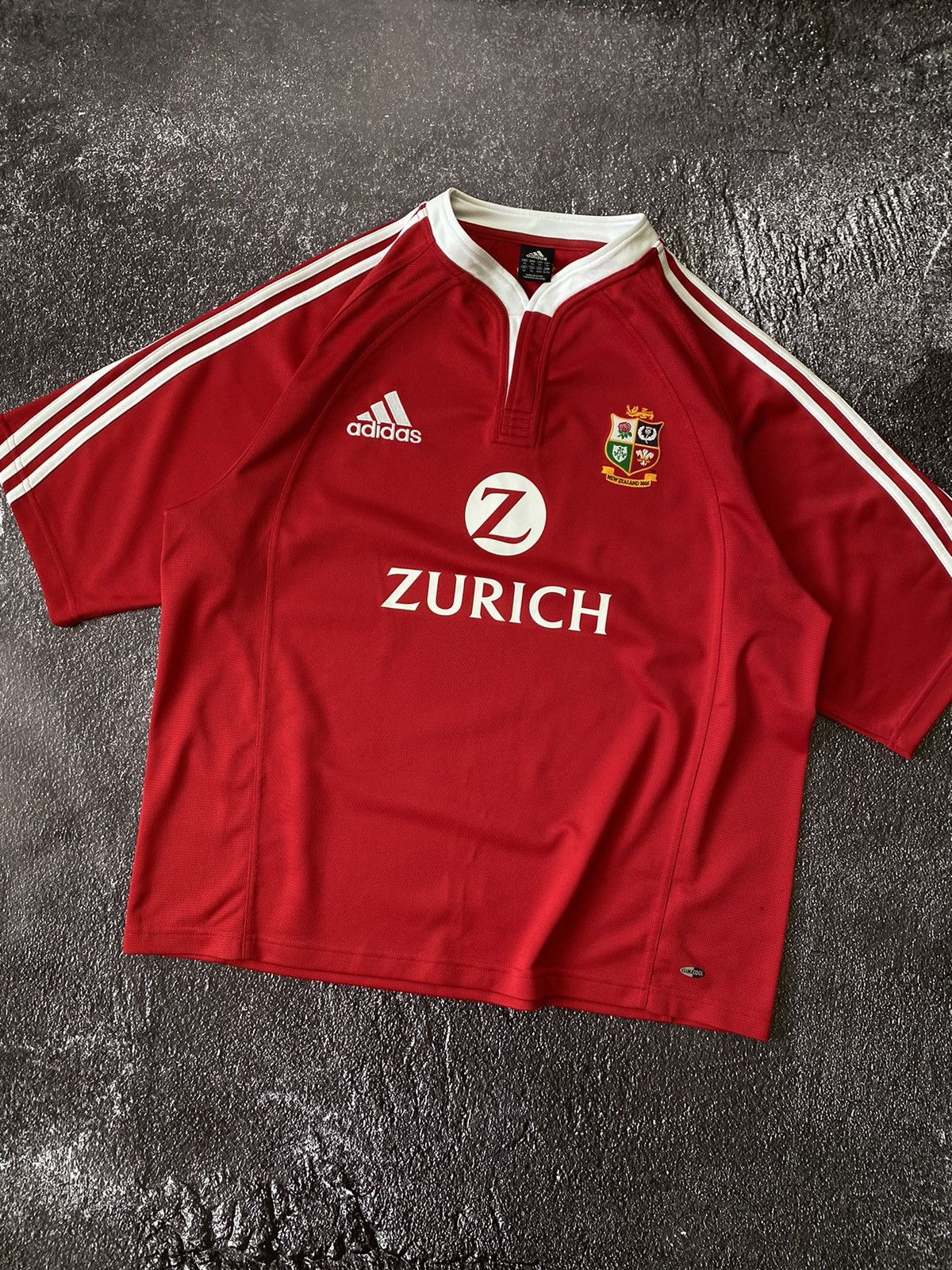 Adidas 2005 Adidas NEW Zealand Tour ZURICH Rugby Union Jersey Size US XL / EU 56 / 4 - 2 Thumbnail