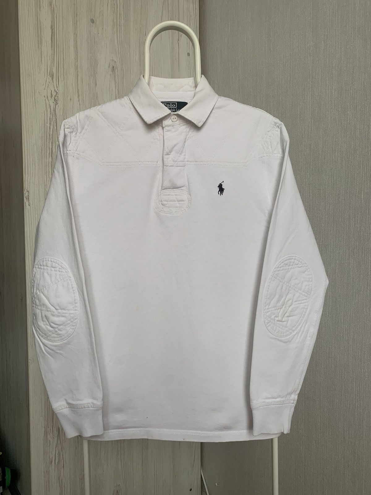 Polo Ralph Lauren Polo Ralph Lauren Vintage Rugby Polo Long Sleeve Size US M / EU 48-50 / 2 - 1 Thumbnail
