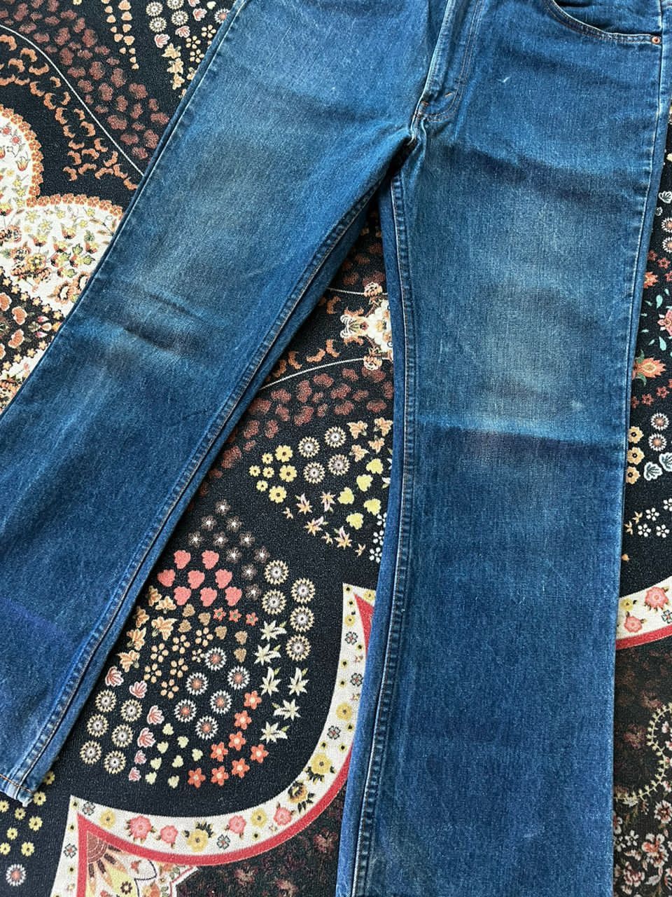 Levi's × Vintage Vintage Levis 517 80s Flare Denim Jeans Size US 34 / EU 50 - 8 Thumbnail