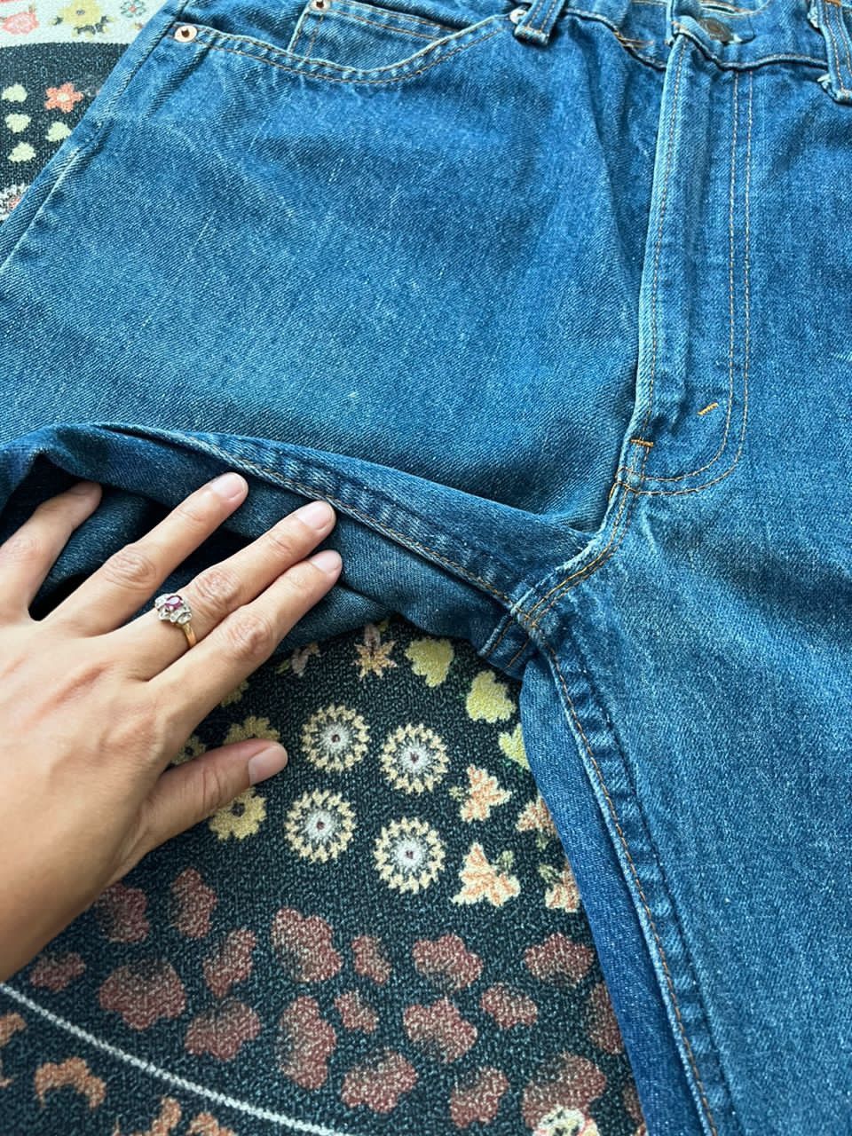Levi's × Vintage Vintage Levis 517 80s Flare Denim Jeans Size US 34 / EU 50 - 5 Thumbnail