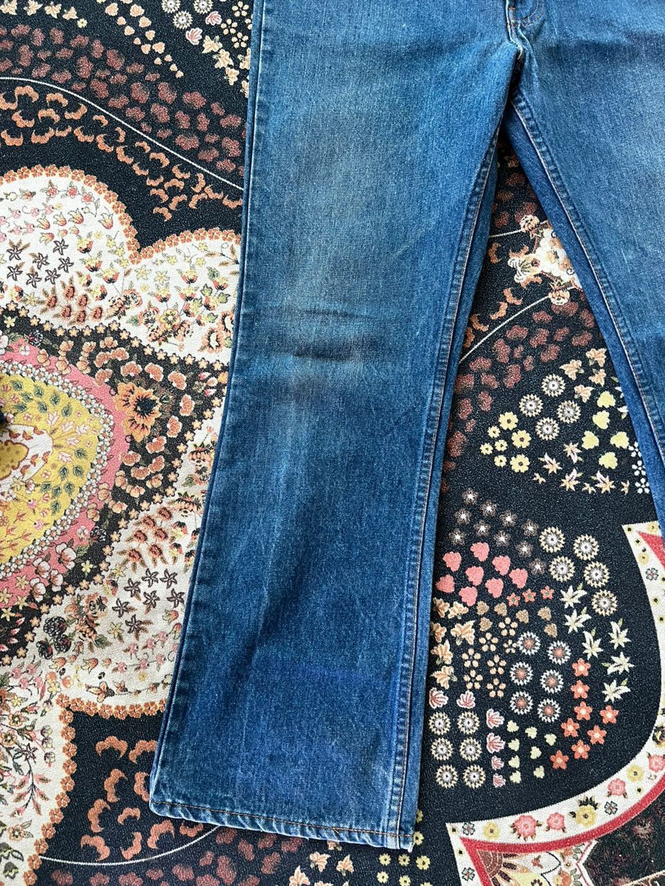 Levi's × Vintage Vintage Levis 517 80s Flare Denim Jeans Size US 34 / EU 50 - 7 Thumbnail