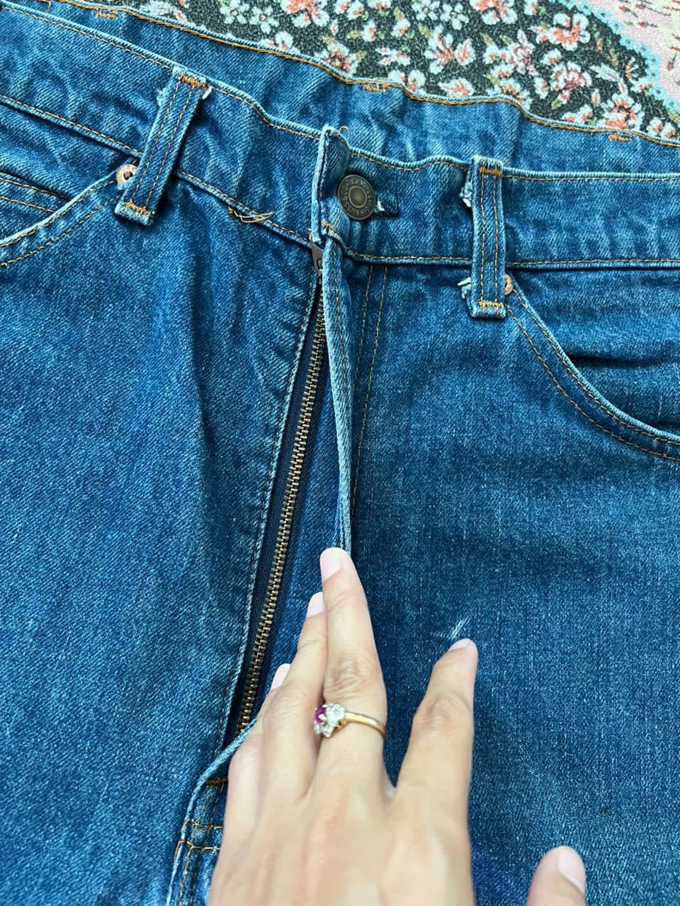 Levi's × Vintage Vintage Levis 517 80s Flare Denim Jeans Size US 34 / EU 50 - 4 Thumbnail