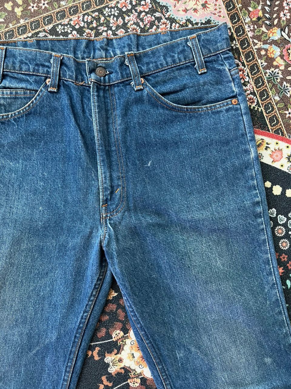Levi's × Vintage Vintage Levis 517 80s Flare Denim Jeans Size US 34 / EU 50 - 2 Thumbnail
