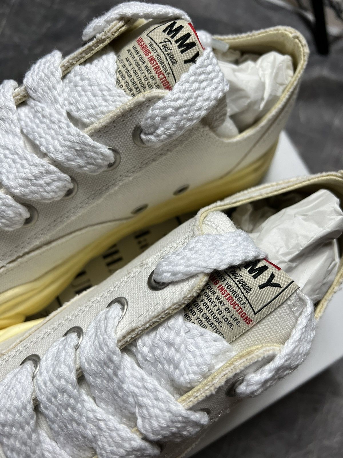Maison MIHARA YASUHIRO Maison Mihara Yasuhiro Canvas Aged OG Sole Cap Shoes Size US 9 / EU 42 - 5 Thumbnail