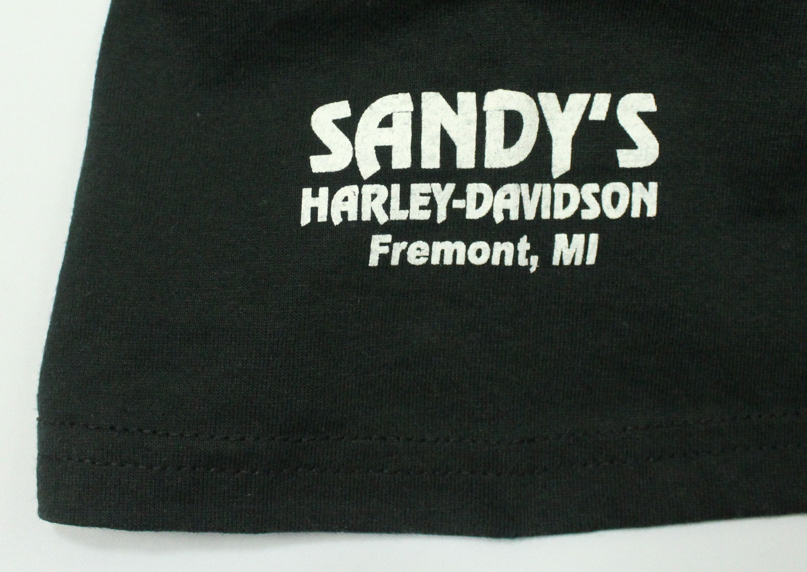 Harley Davidson × Vintage Vintage 90s SANDY CORLEY T Shirt Event Hackley Hospital Size US XXL / EU 58 / 5 - 9 Thumbnail