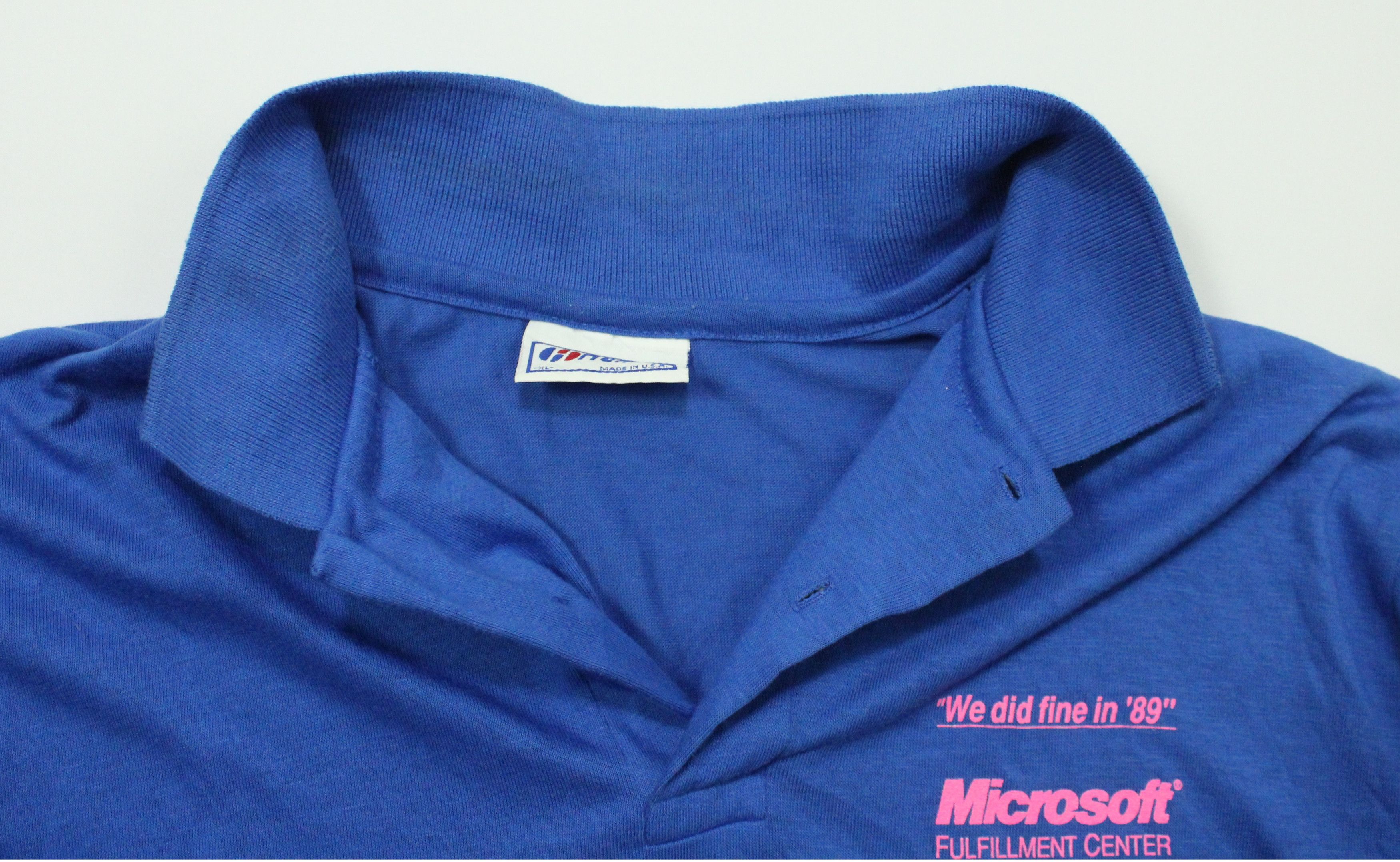 Microsoft × Vintage Vintage 80s MICROSOFT Shirt MADE iN USA Size US XL / EU 56 / 4 - 7 Thumbnail