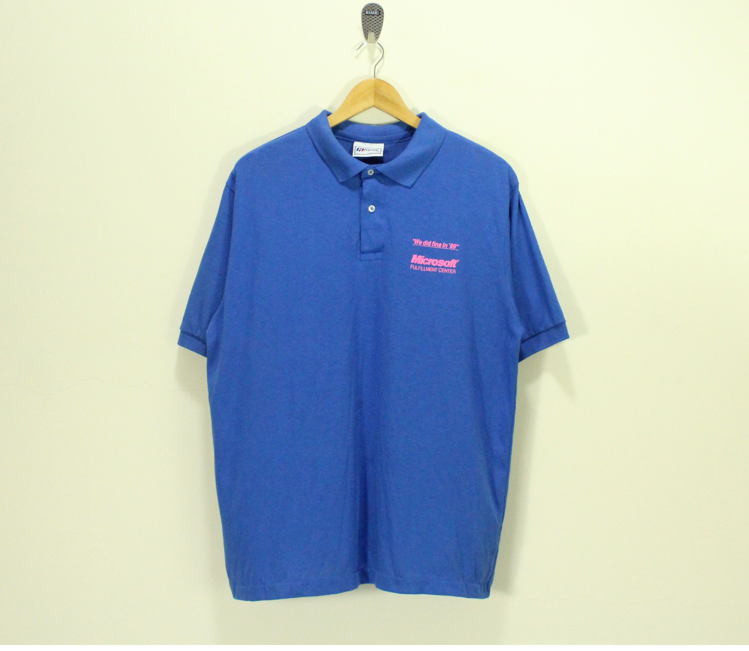 Microsoft × Vintage Vintage 80s MICROSOFT Shirt MADE iN USA Size US XL / EU 56 / 4 - 2 Thumbnail