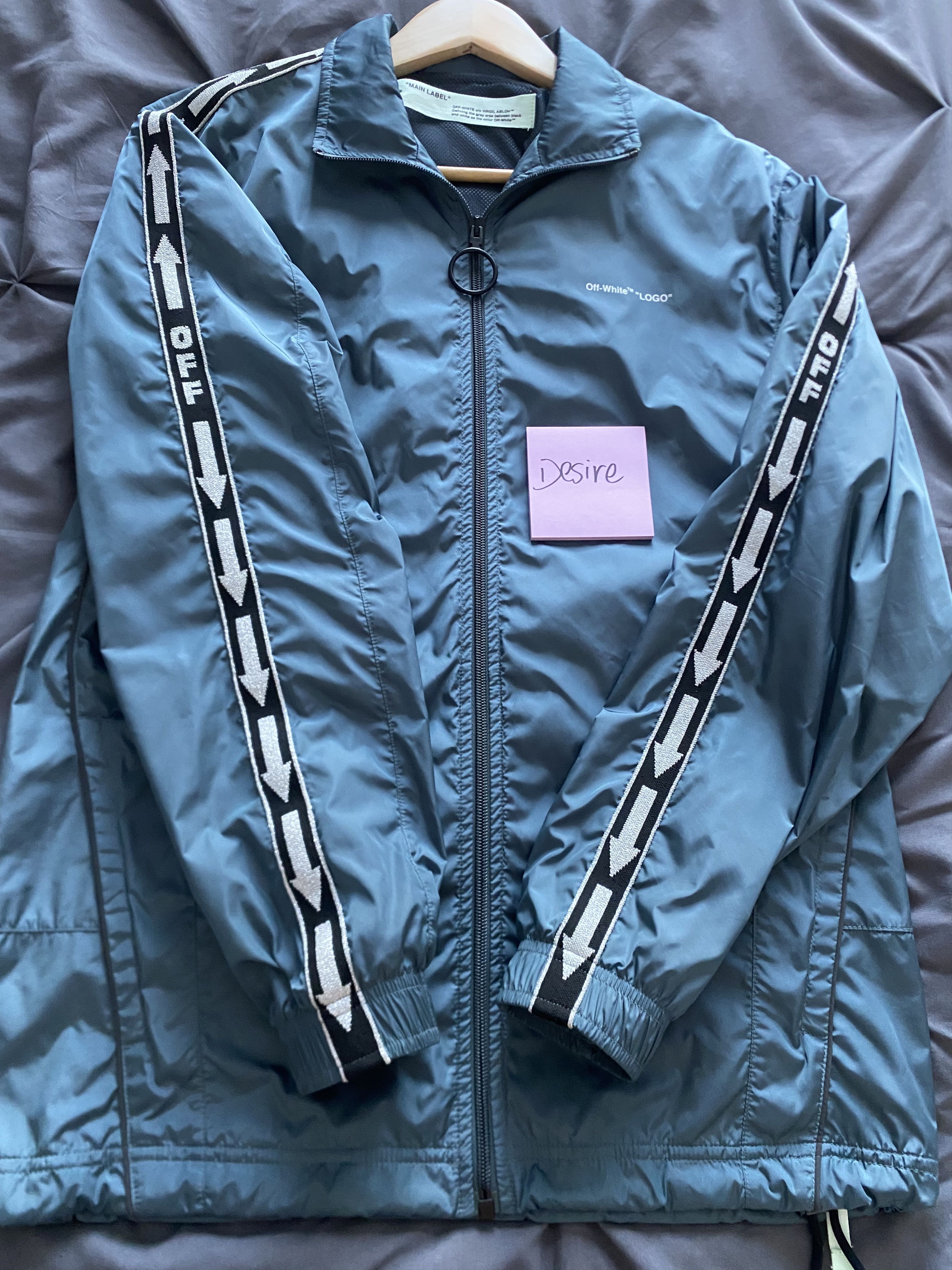Off-White Off-White Nylon Track Jacket Size US S / EU 44-46 / 1 - 1 Thumbnail