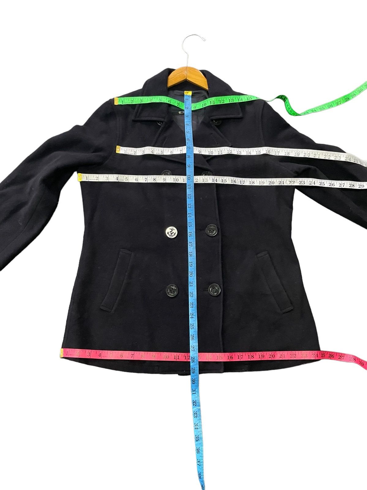 Japanese Brand Good Day House Inspired Usn Pea Coat Size US L / EU 52-54 / 3 - 12 Thumbnail