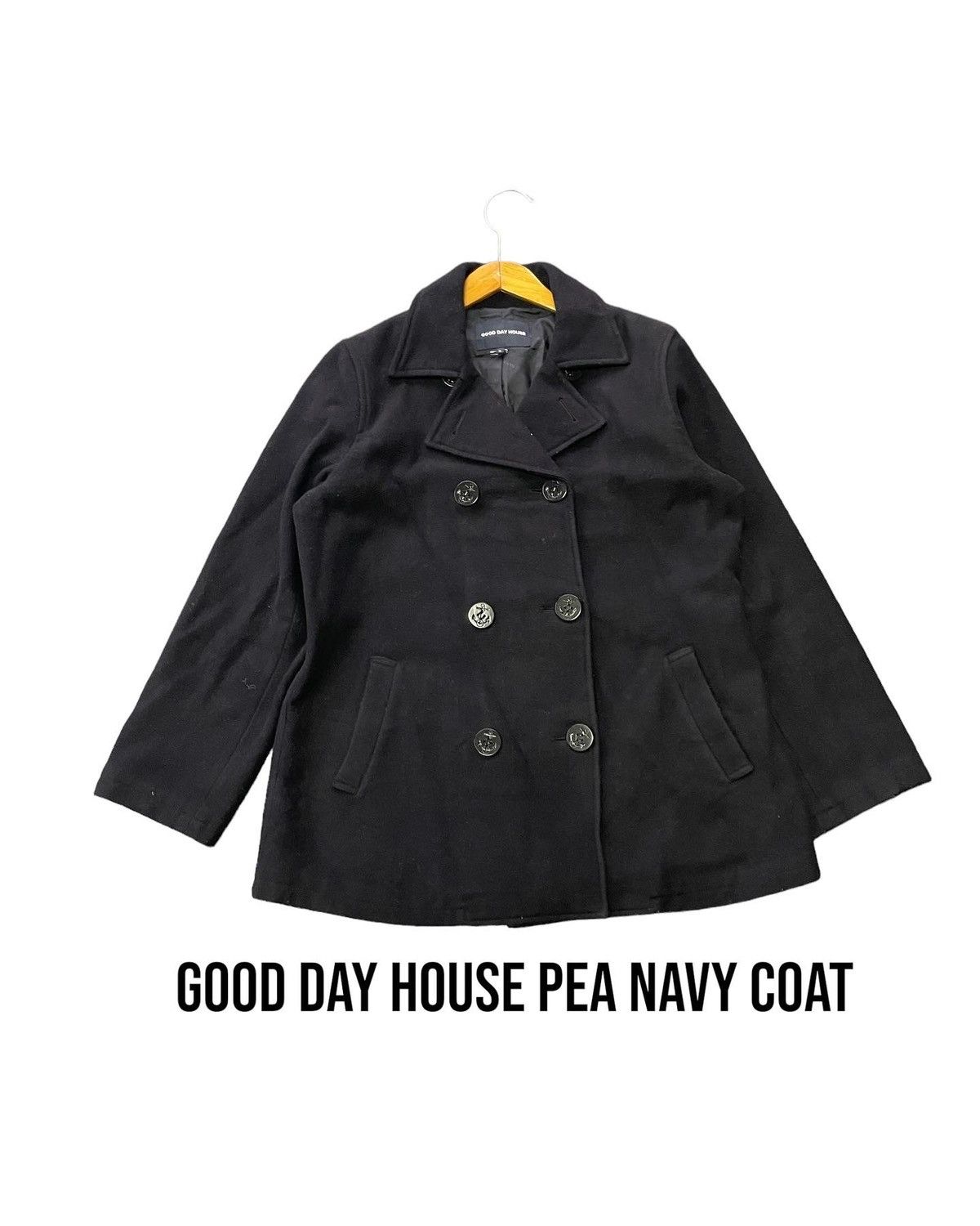 Japanese Brand Good Day House Inspired Usn Pea Coat Size US L / EU 52-54 / 3 - 1 Thumbnail