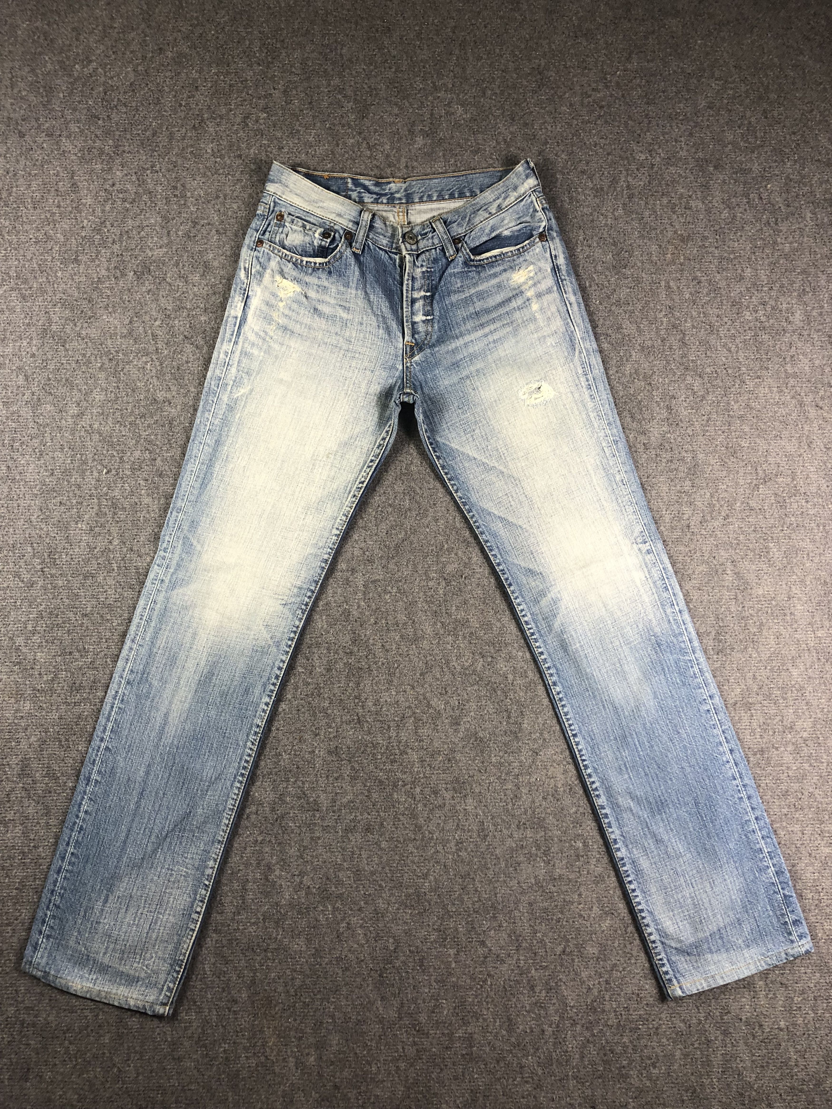 Wash Blue Levis 501 Jeans 28x30