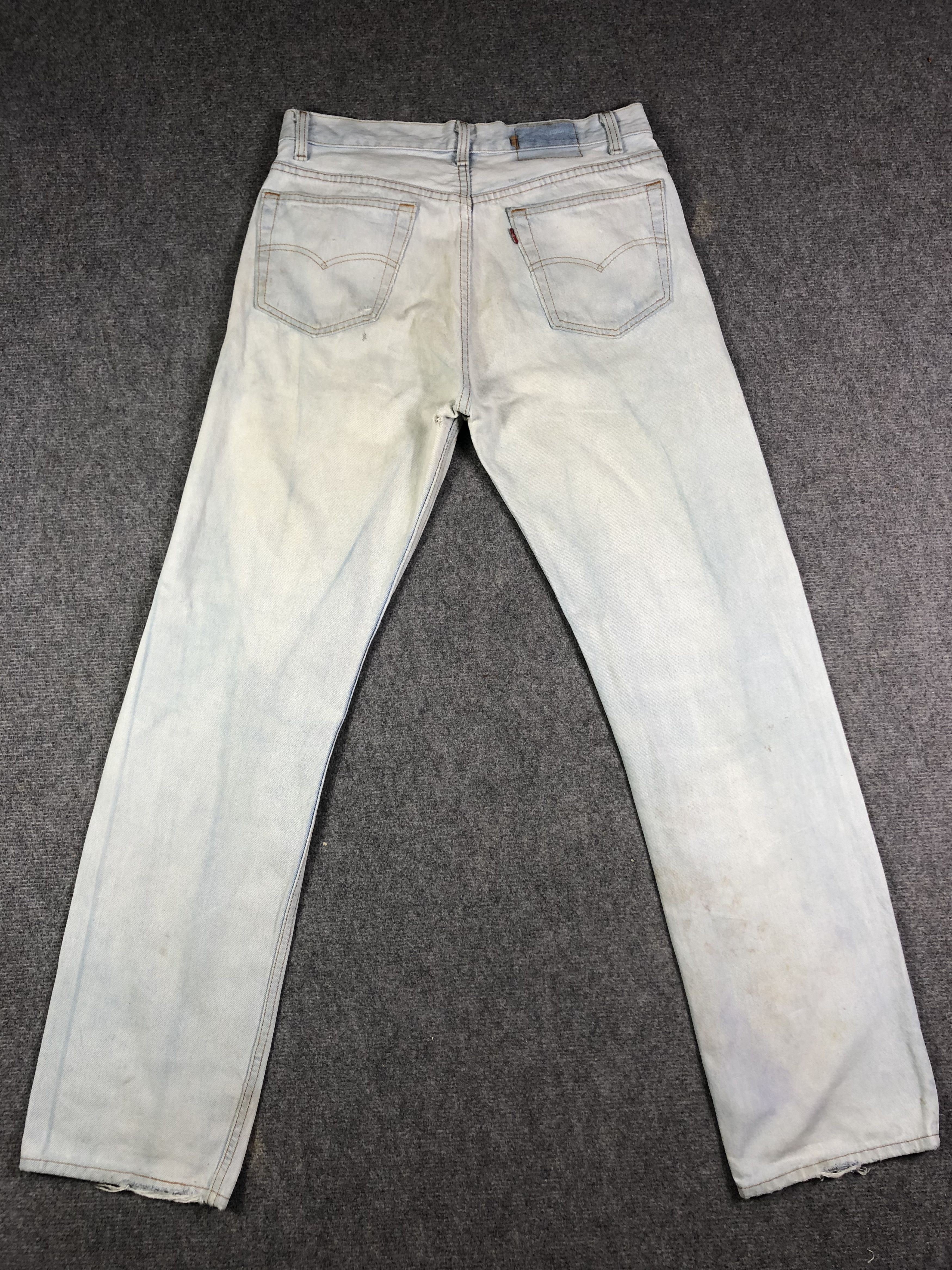 Levi's Vintage Dirty Light Blue Levis 501 33x32 Size US 33 - 16 Thumbnail