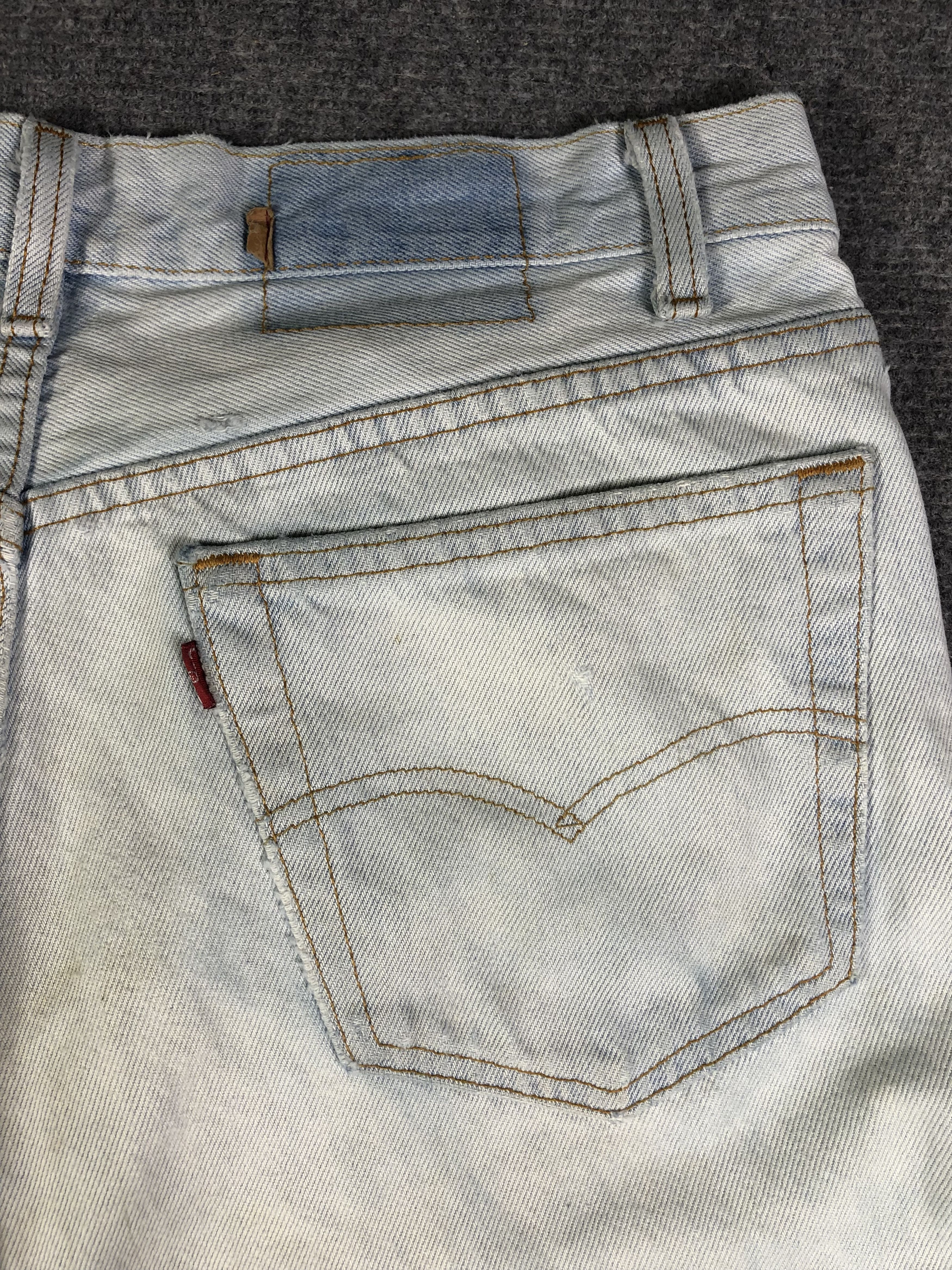Levi's Vintage Dirty Light Blue Levis 501 33x32 Size US 33 - 15 Thumbnail