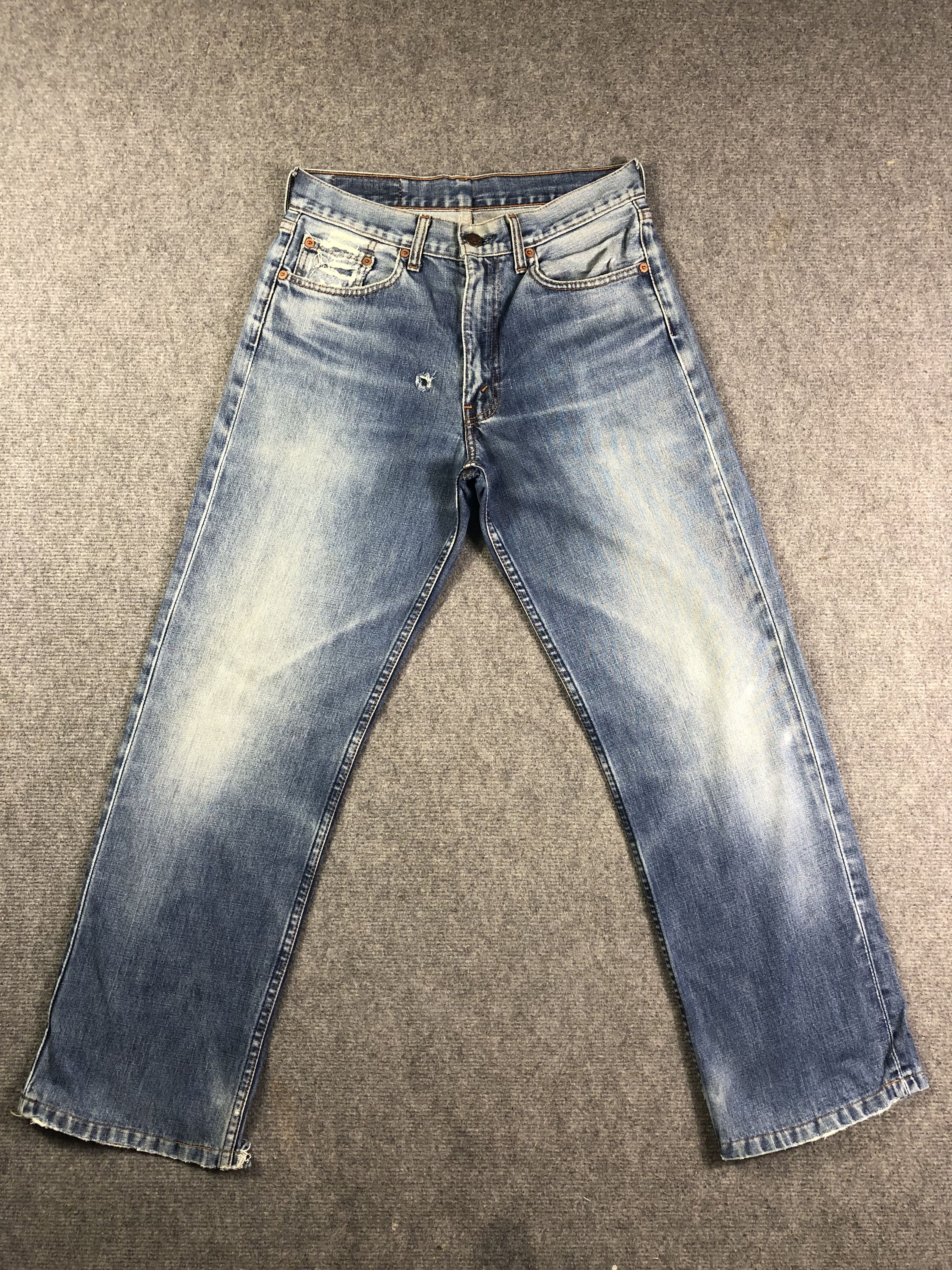 Levi's Wash Blue Levis Denim Jeans 31x29.5 Size US 31 - 1 Thumbnail