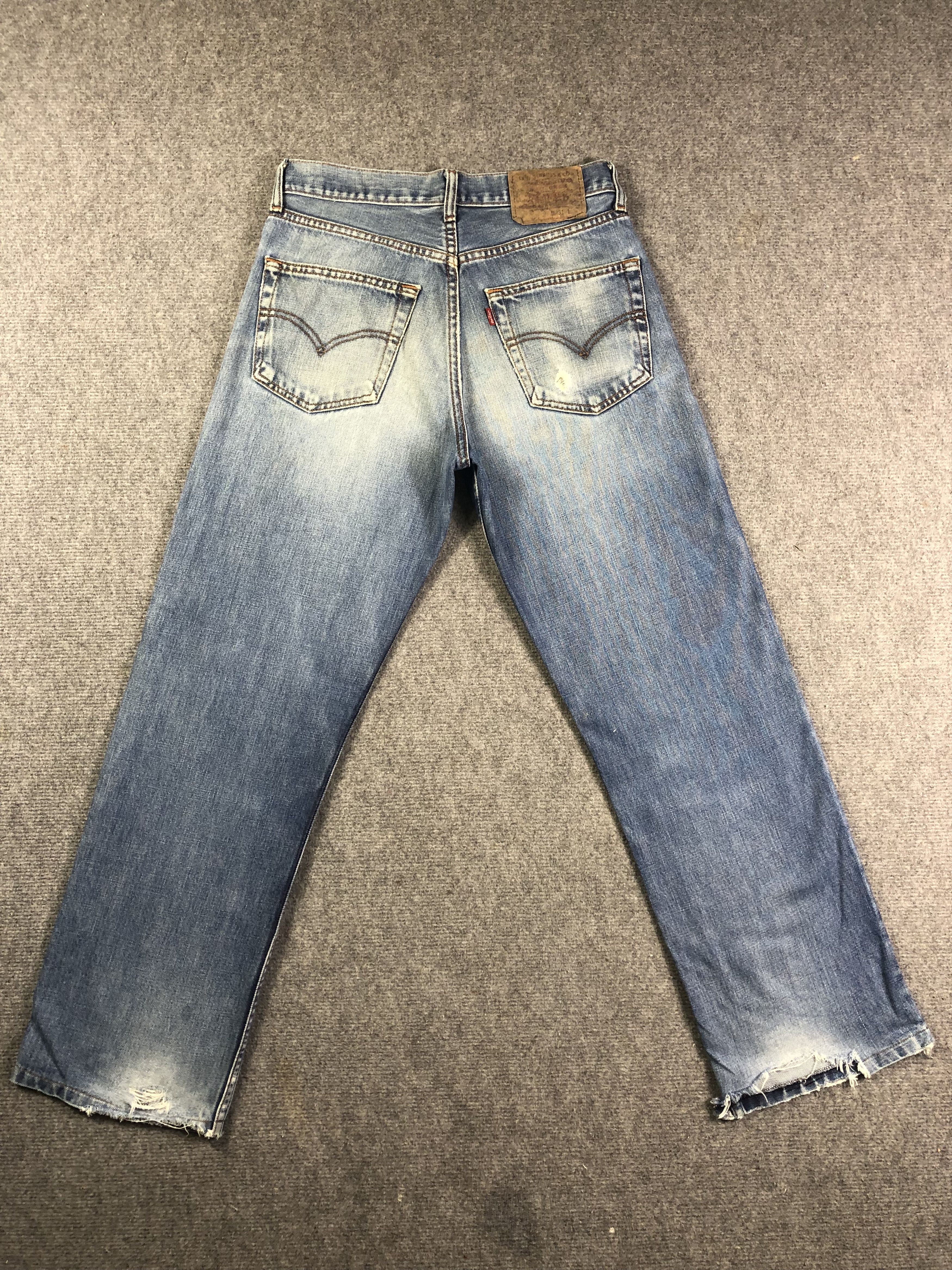 Levi's Wash Blue Levis Denim Jeans 31x29.5 Size US 31 - 13 Thumbnail