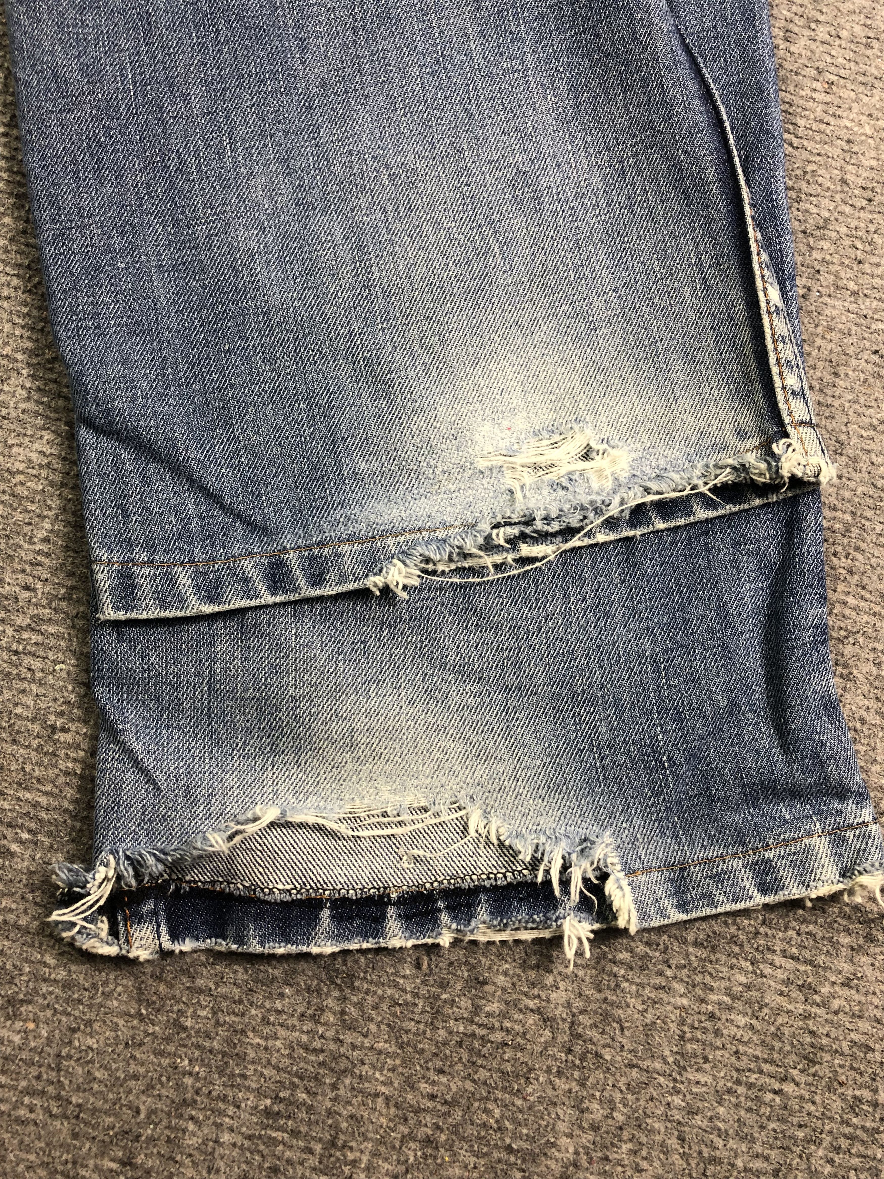 Levi's Wash Blue Levis Denim Jeans 31x29.5 Size US 31 - 11 Thumbnail