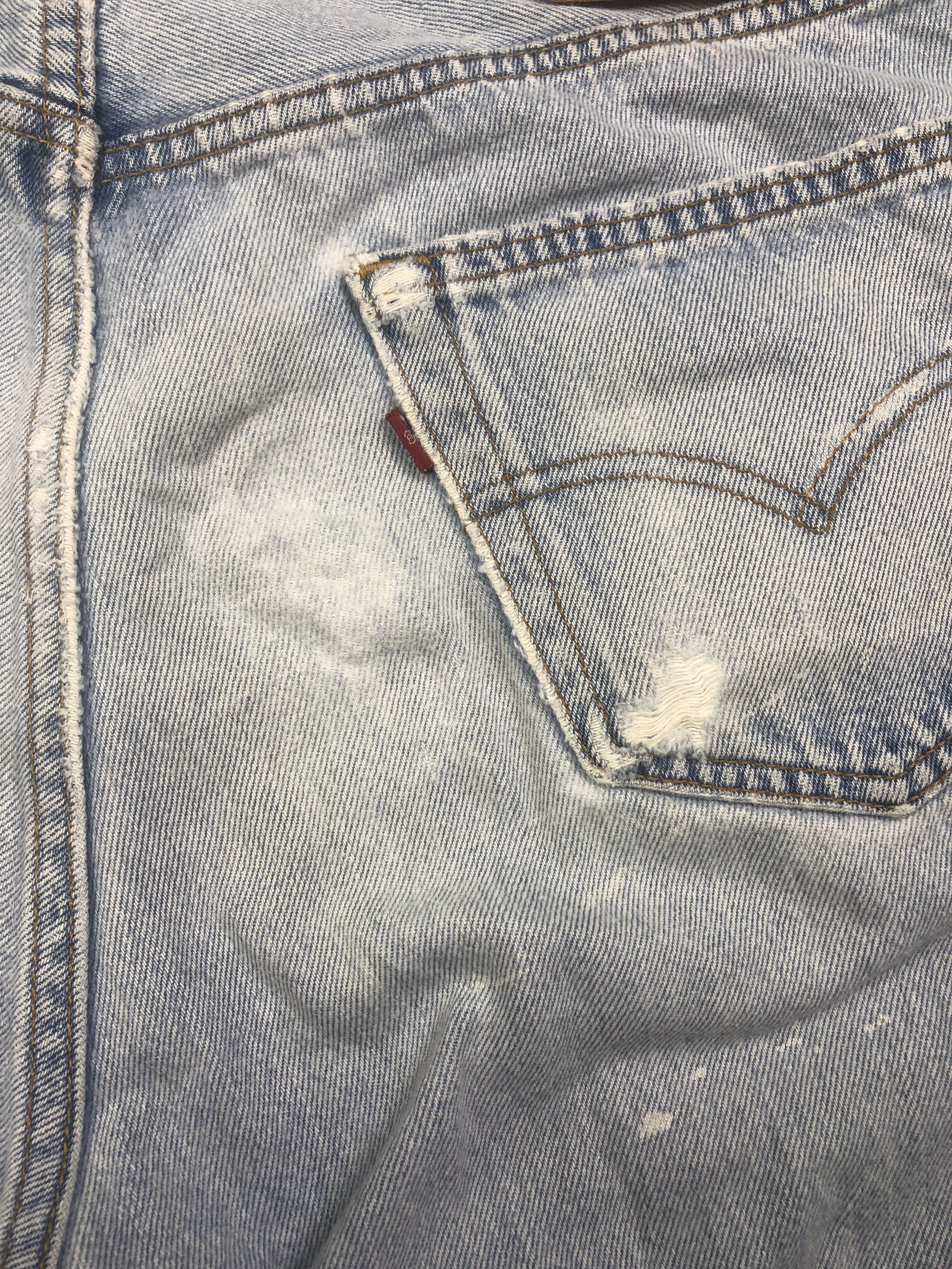 Levi's Wash Blue Vintage Levis 501 Denim Jeans 36X34 Size US 36 / EU 52 - 9 Thumbnail