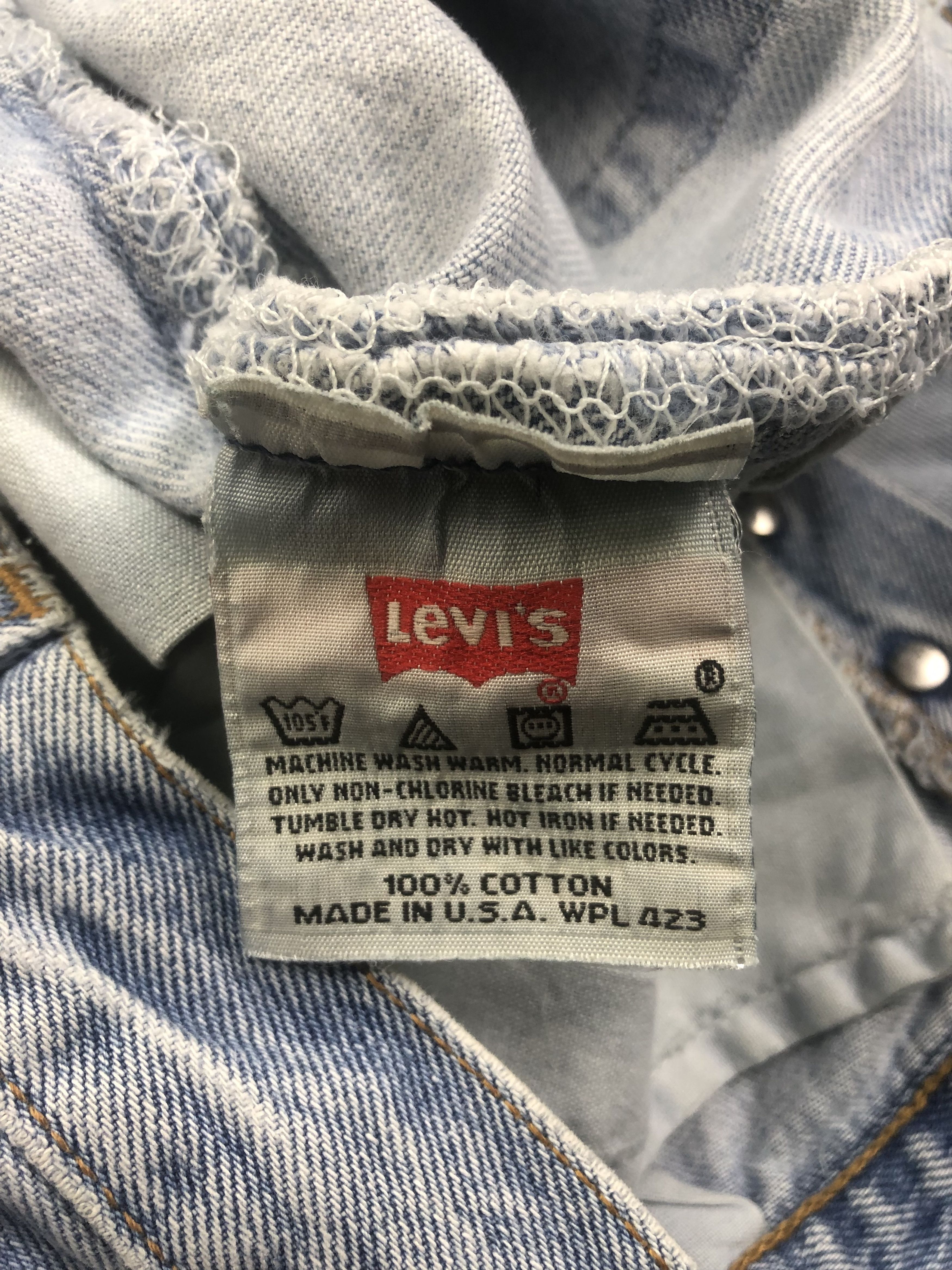 Levi's Wash Blue Vintage Levis 501 Denim Jeans 36X34 Size US 36 / EU 52 - 8 Thumbnail