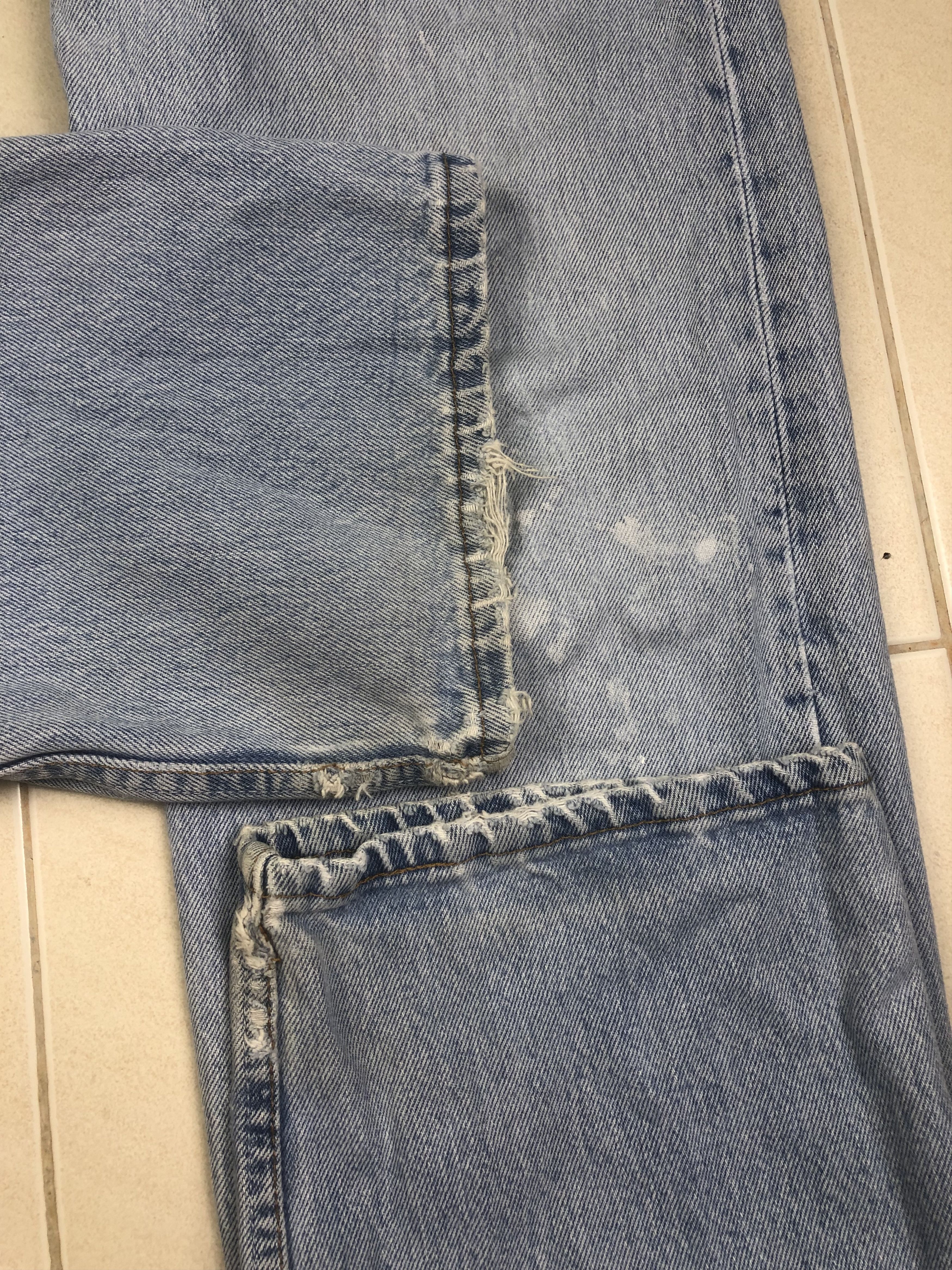 Levi's Wash Blue Vintage Levis 501 Denim Jeans 36X34 Size US 36 / EU 52 - 7 Thumbnail