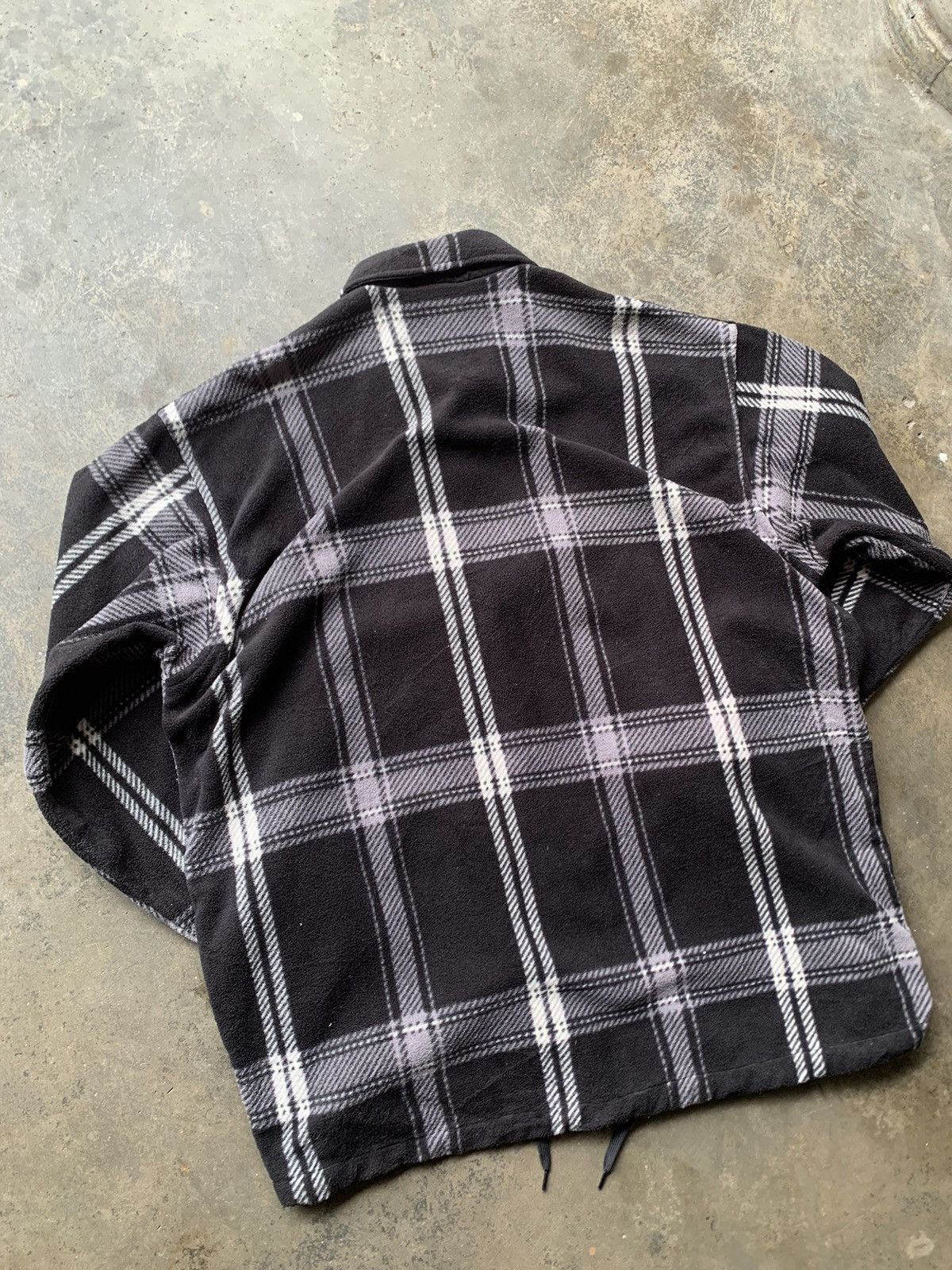 Japanese Brand GU FLEECE FABRICS FLANNEL SHIRTS Size US XL / EU 56 / 4 - 9 Thumbnail
