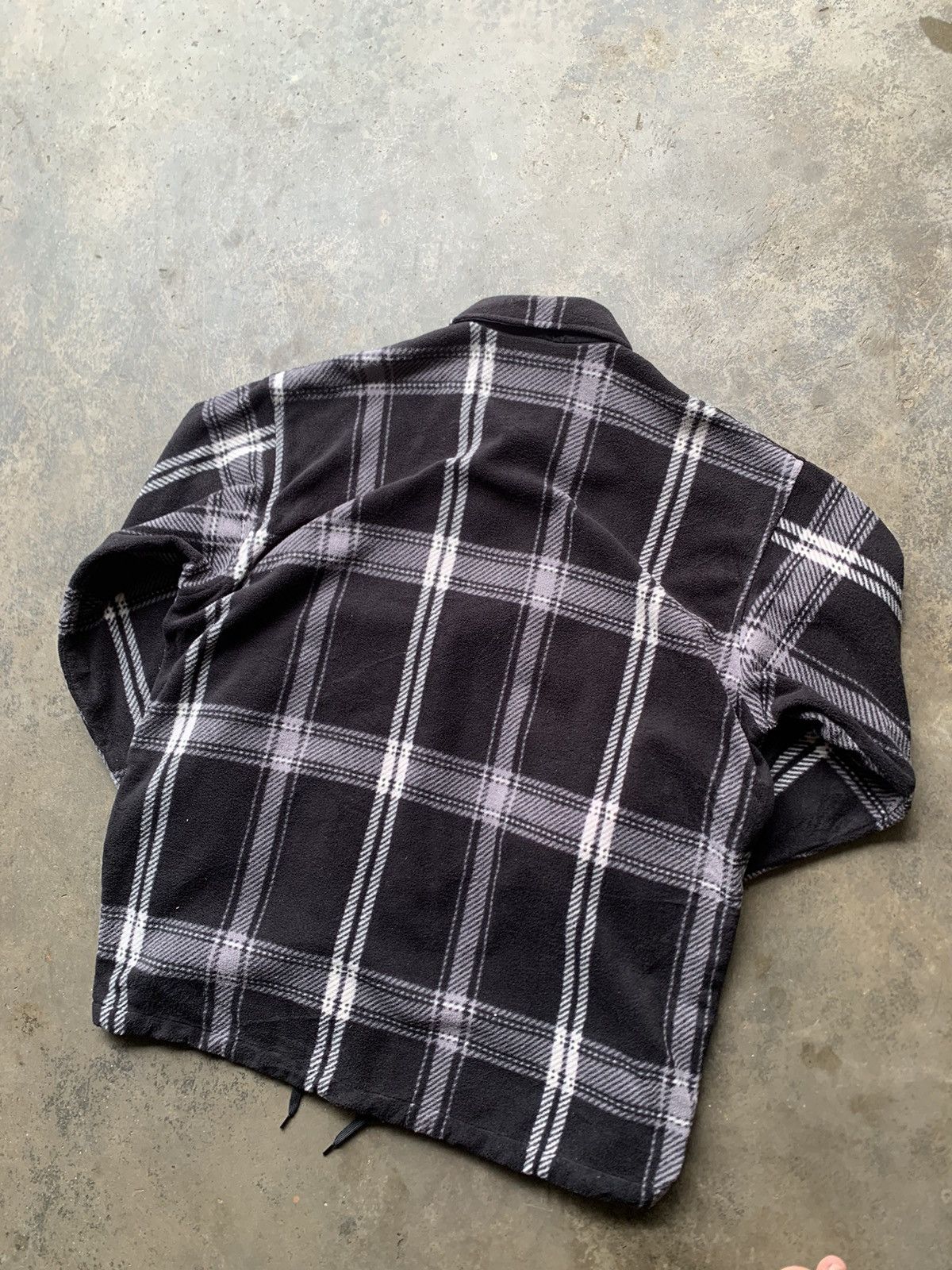 Japanese Brand GU FLEECE FABRICS FLANNEL SHIRTS Size US XL / EU 56 / 4 - 8 Thumbnail