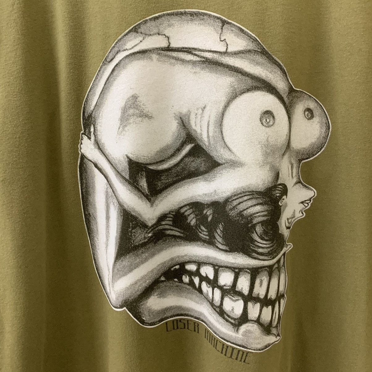 Loser Machine Company × Vintage VINTAGE LOSER MACHINE NAKED WOMEN SKULL Size US XL / EU 56 / 4 - 2 Thumbnail