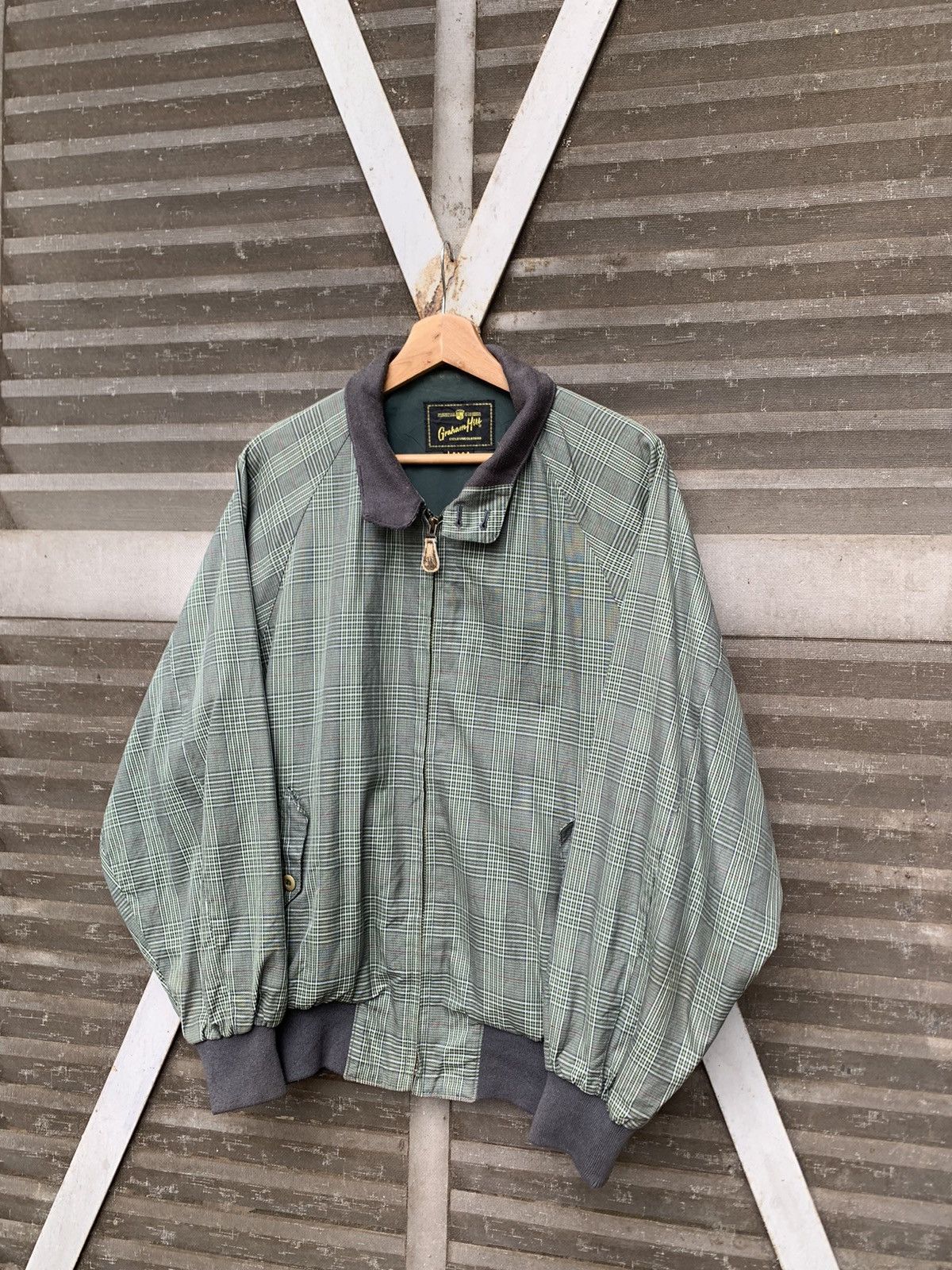 image of Bomber Jacket x Vintage Graham Hill Striped Bomber Jackeg in Mix, Men's (Size Large)