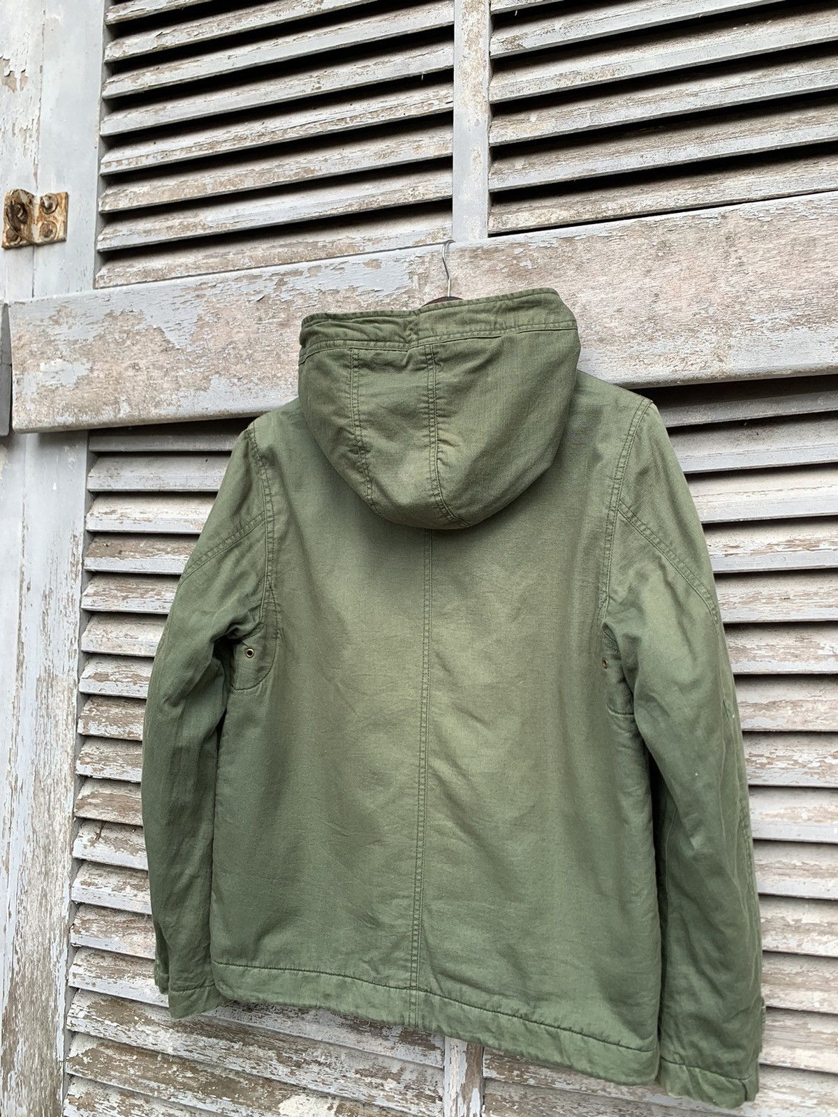 URBAN RESEARCH DOORS 👹Vintage Urban Research Blanked Lined Hooded Jacket Size US M / EU 48-50 / 2 - 9 Thumbnail