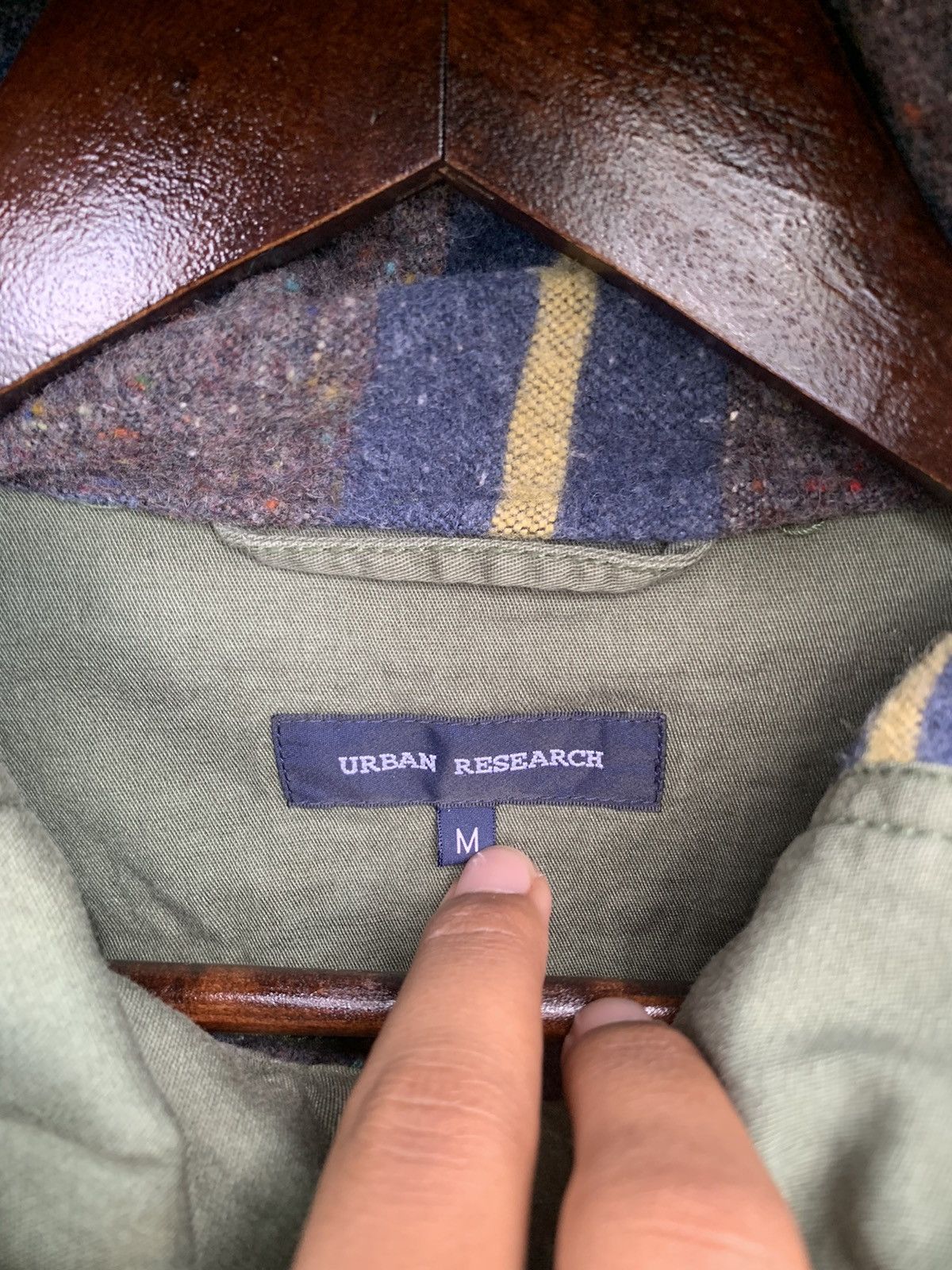 URBAN RESEARCH DOORS 👹Vintage Urban Research Blanked Lined Hooded Jacket Size US M / EU 48-50 / 2 - 12 Thumbnail