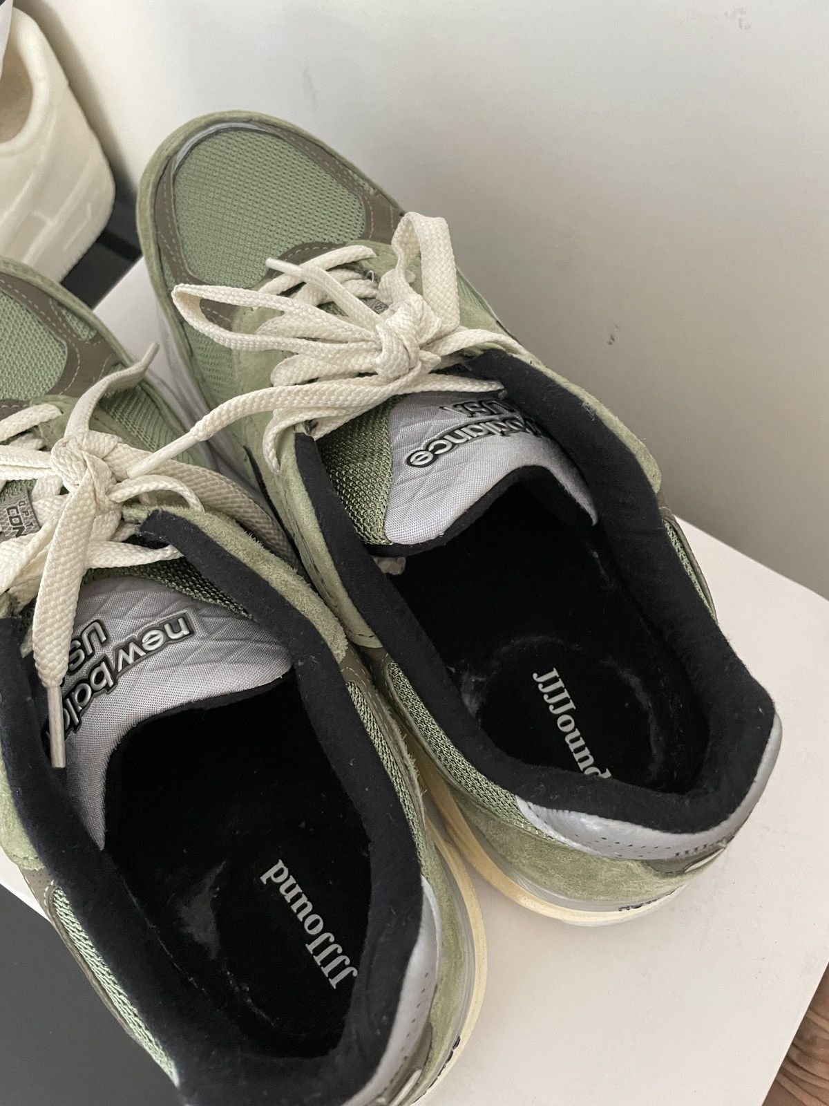 JJJJound × New Balance New Balance 990v3 JJJJound Olive Size US 10 / EU 43 - 3 Thumbnail