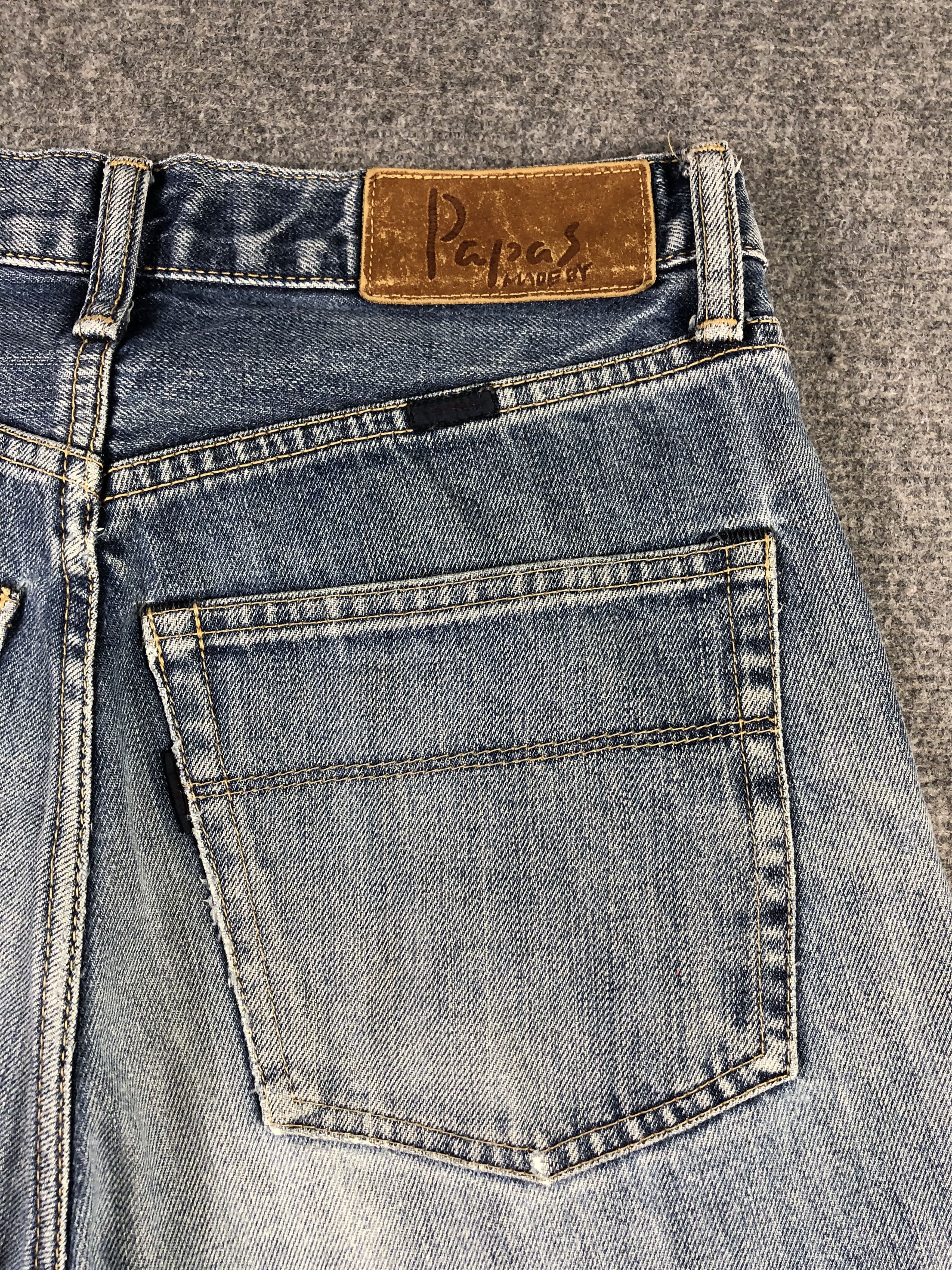 Other Wash Blue Papas Denim Jeans 28x27 Size US 28 / EU 44 - 11 Thumbnail