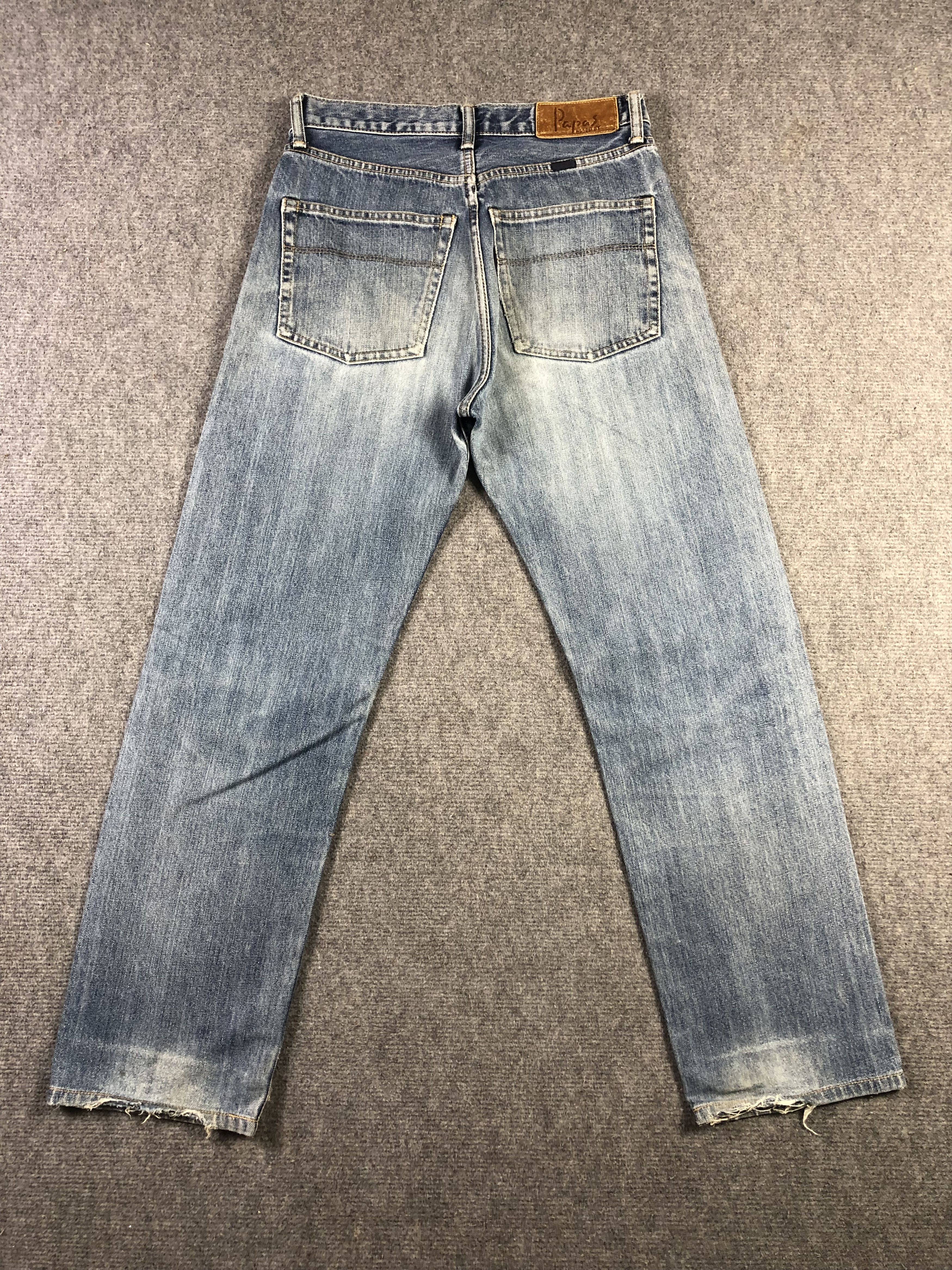 Other Wash Blue Papas Denim Jeans 28x27 Size US 28 / EU 44 - 14 Thumbnail